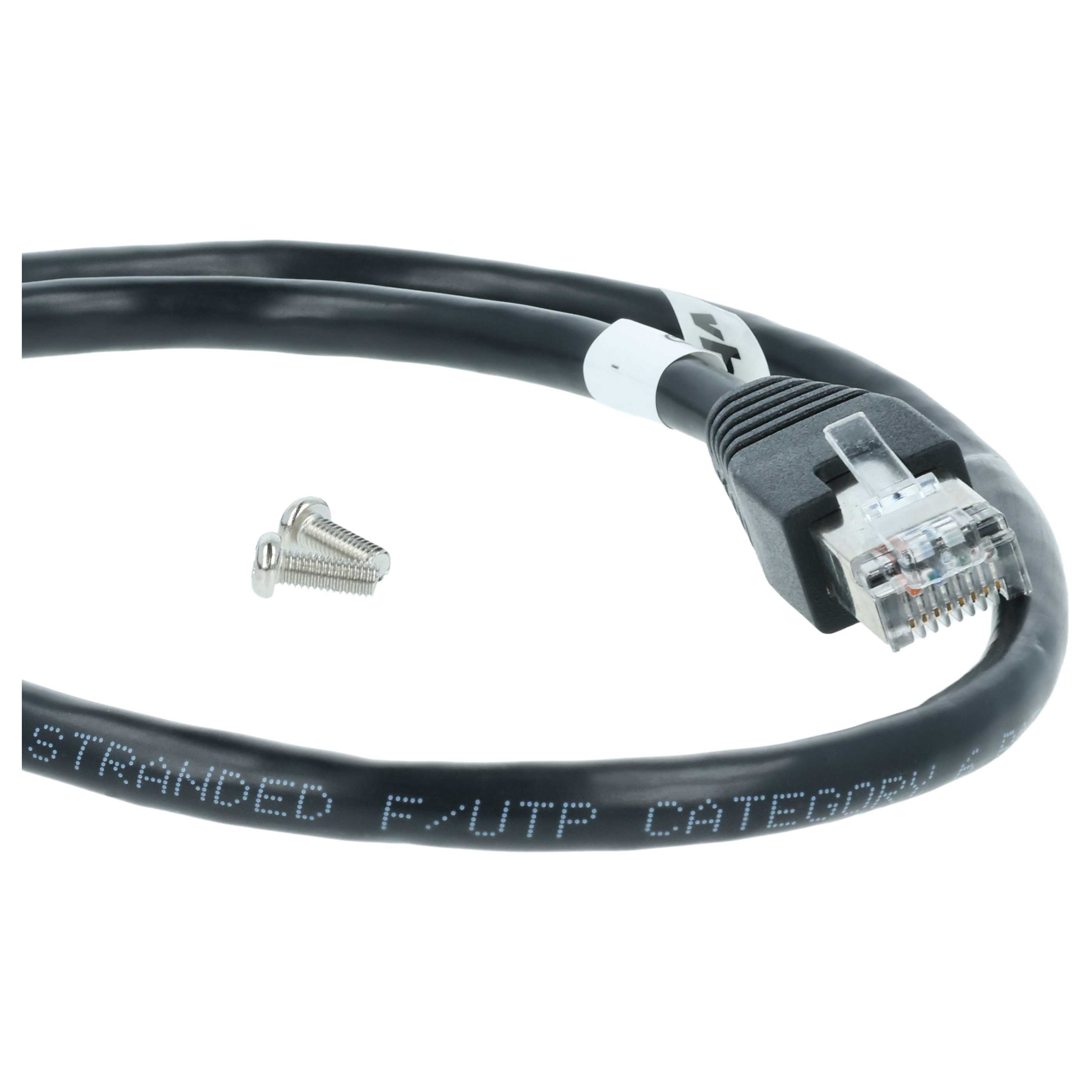 Cable de extensión Cat6, RJ45 (m) a RJ45 (h) - Cable Ethernet LAN con conector RJ45 incorporado, 0,5 m