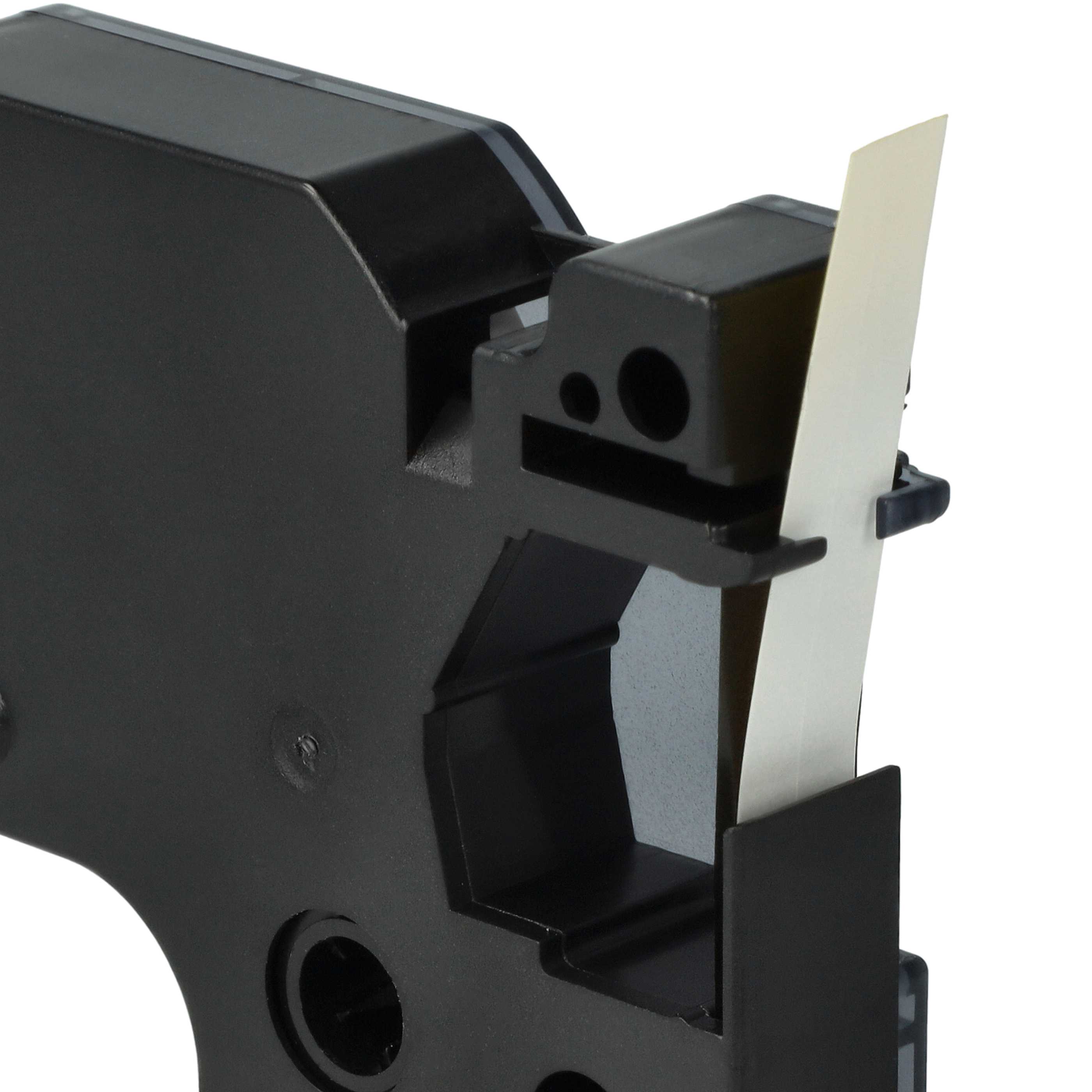 Cassetta nastro sostituisce Dymo D1, 40918 per etichettatrice 9mm nero - giallo
