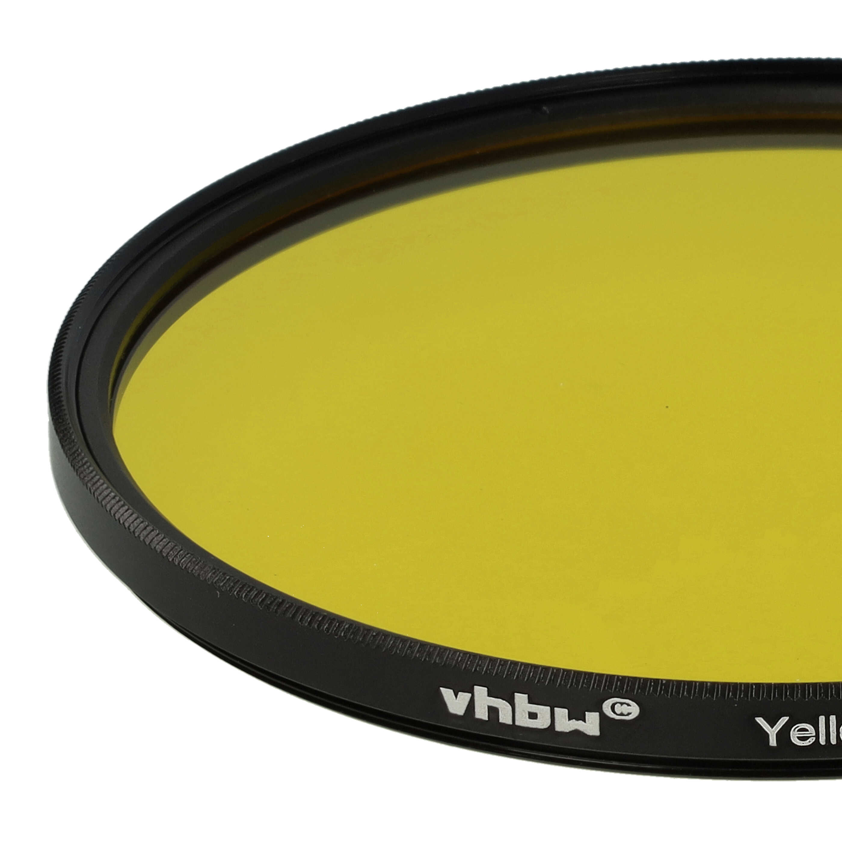 Filtr fotograficzny na obiektywy z gwintem 82 mm - filtr żółty