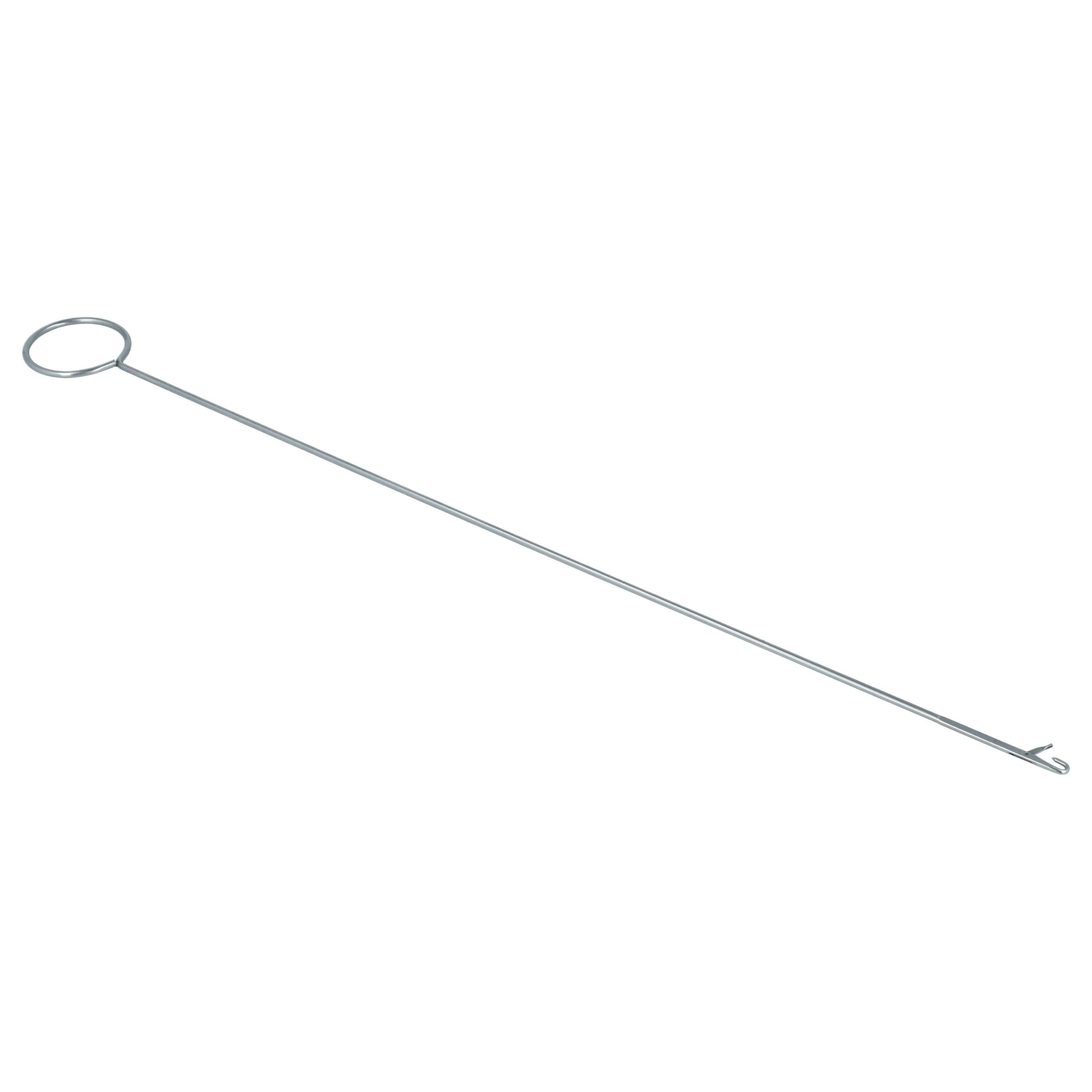 Igła do łapania oczek z haczykiem - 26,5 cm, metal