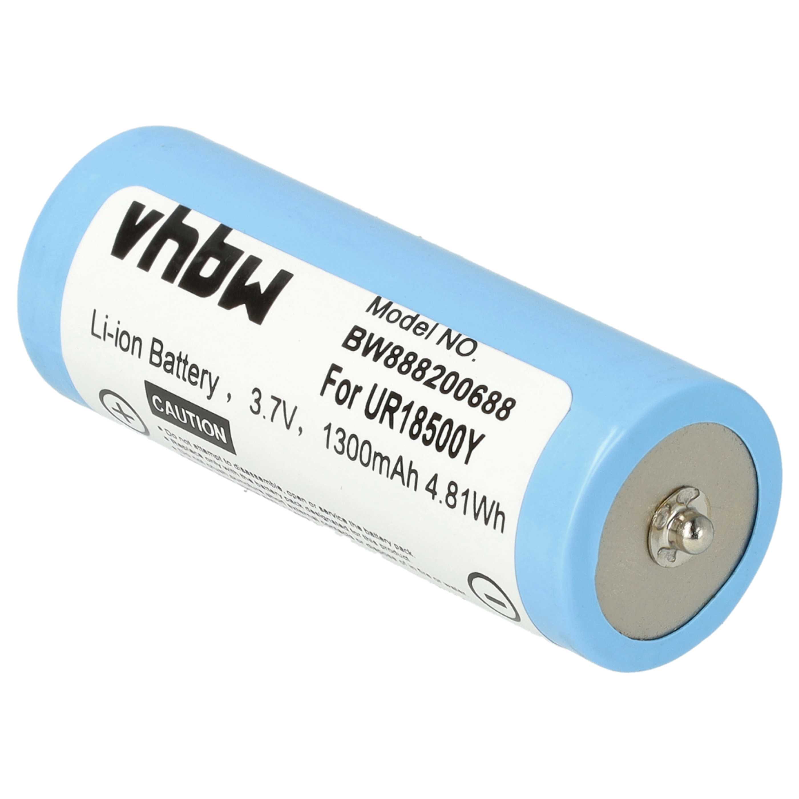 2x Batería reemplaza Braun 81377206, 67030925 para afeitadora Braun - 1300 mAh 3,7 V Li-Ion