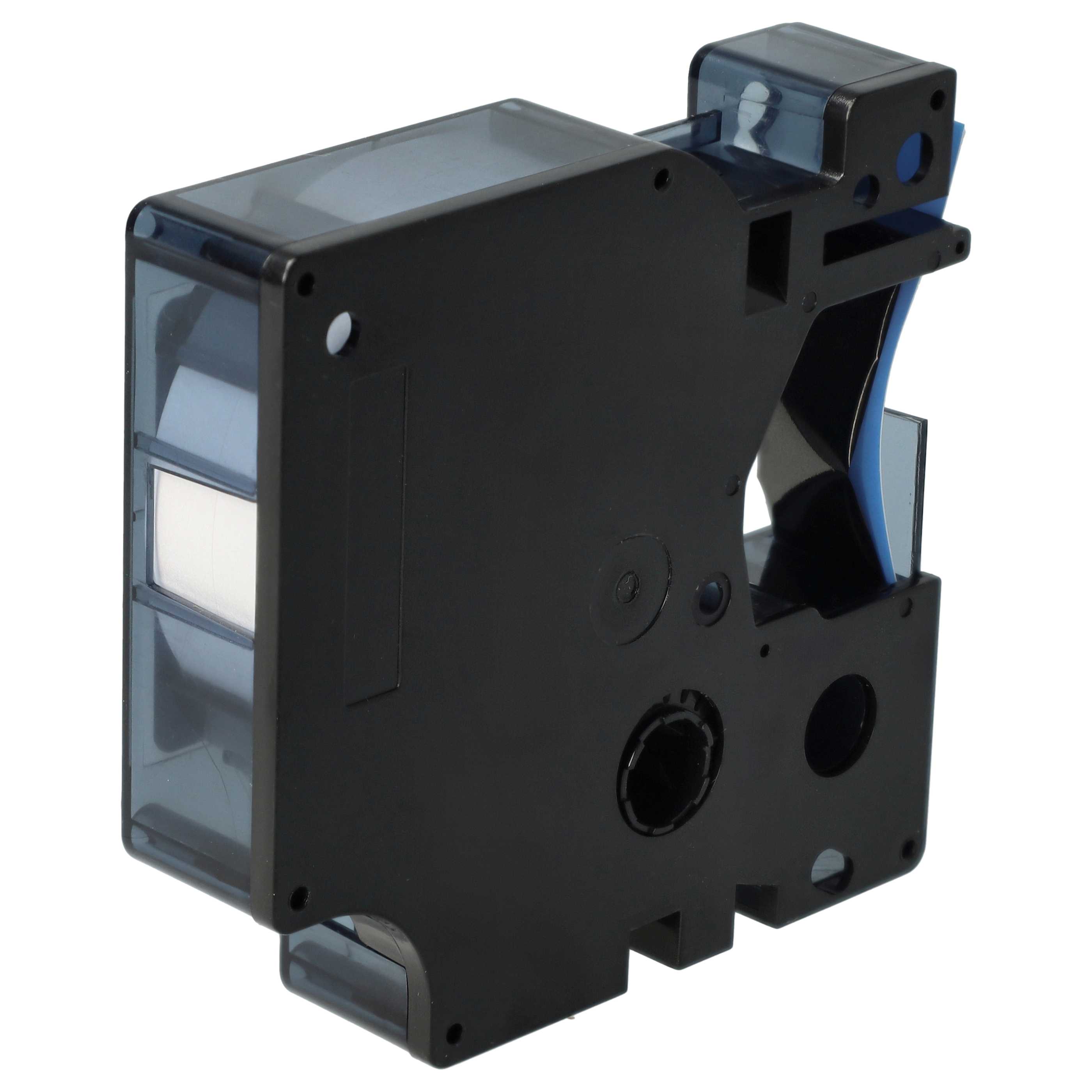Label Tape replaces Dymo D1, 45016 - 12 mm Black to Blue