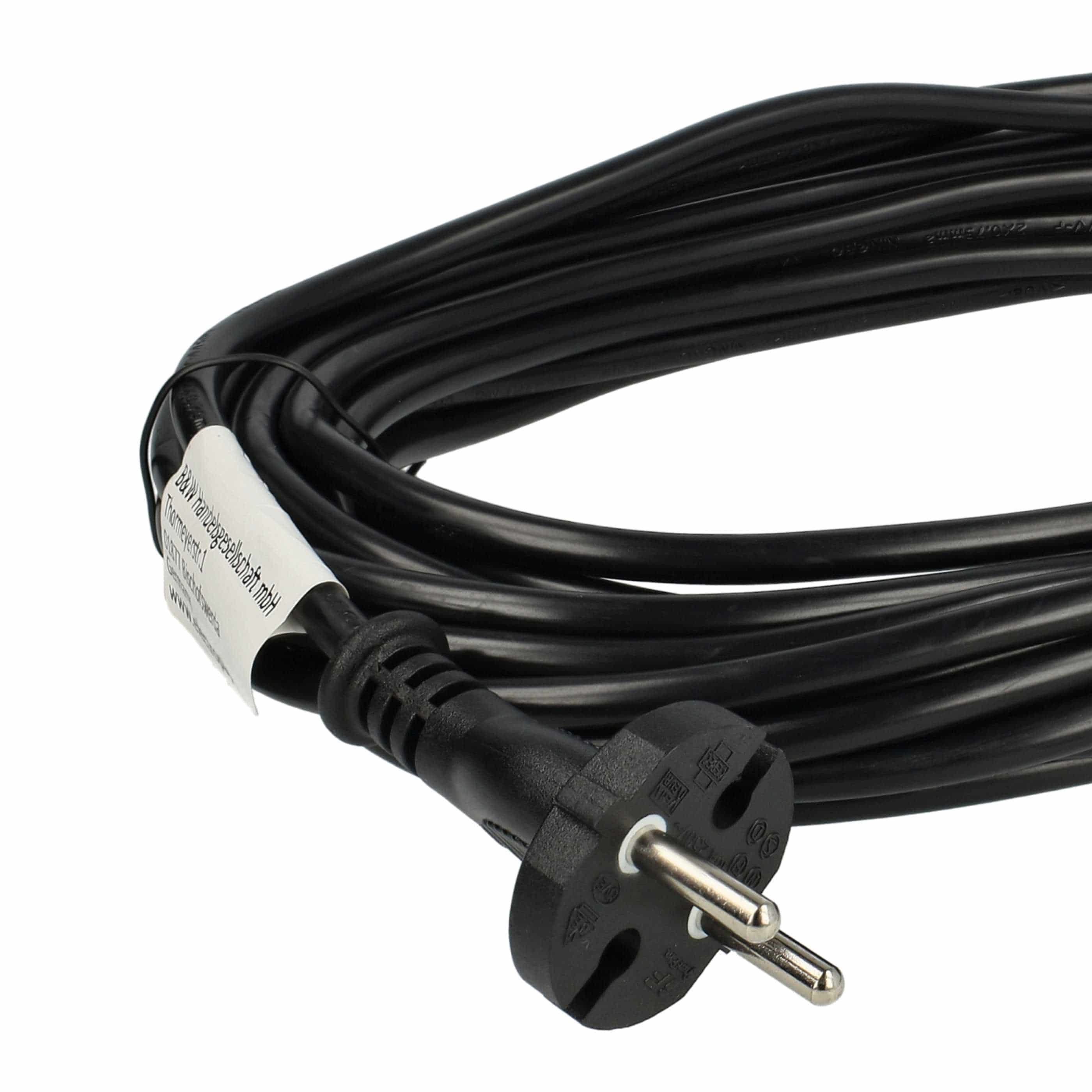Power Cable replaces Sebo 7128SR, 5260DG for Thomas Vacuum Cleaner etc. - 15 m Cable 1000 W