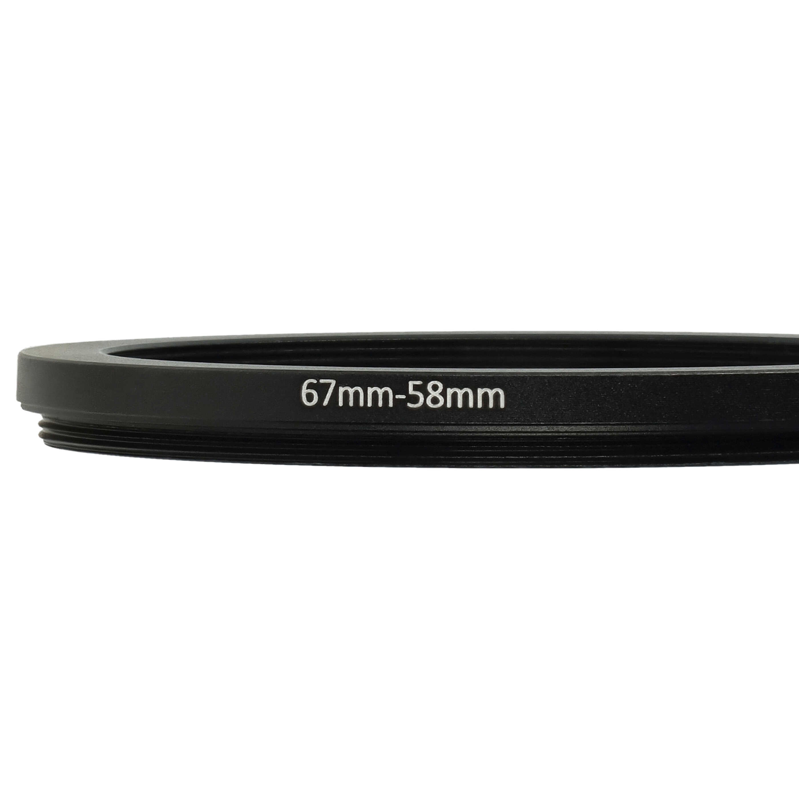 Step-Down-Ring Adapter von 67 mm auf 58 mm für diverse Kamera Objektive