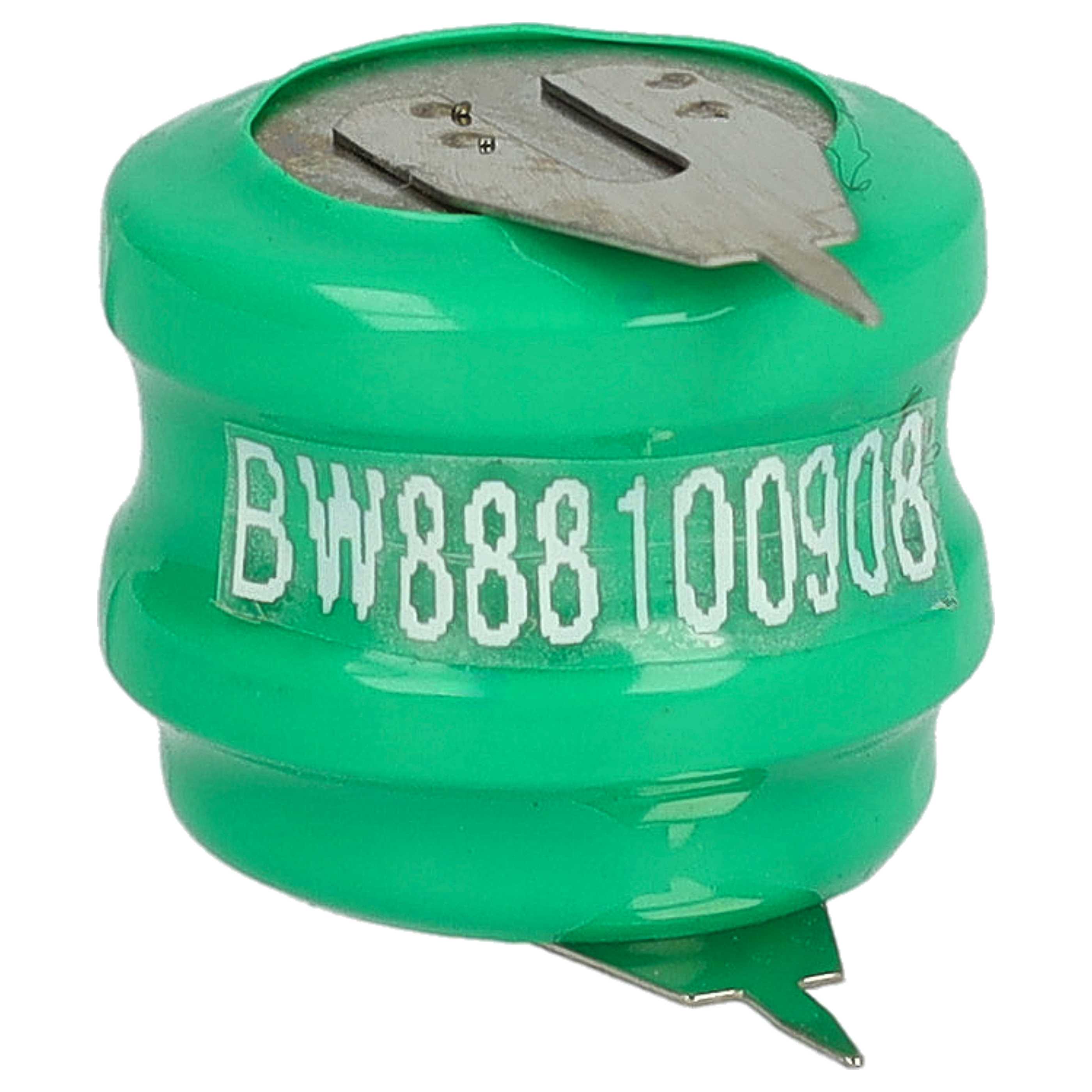 5x Button Cell Battery Type V80H 2 Pins for Model Building Solar Lamps etc. - 80 mAh 2.4 V NiMH