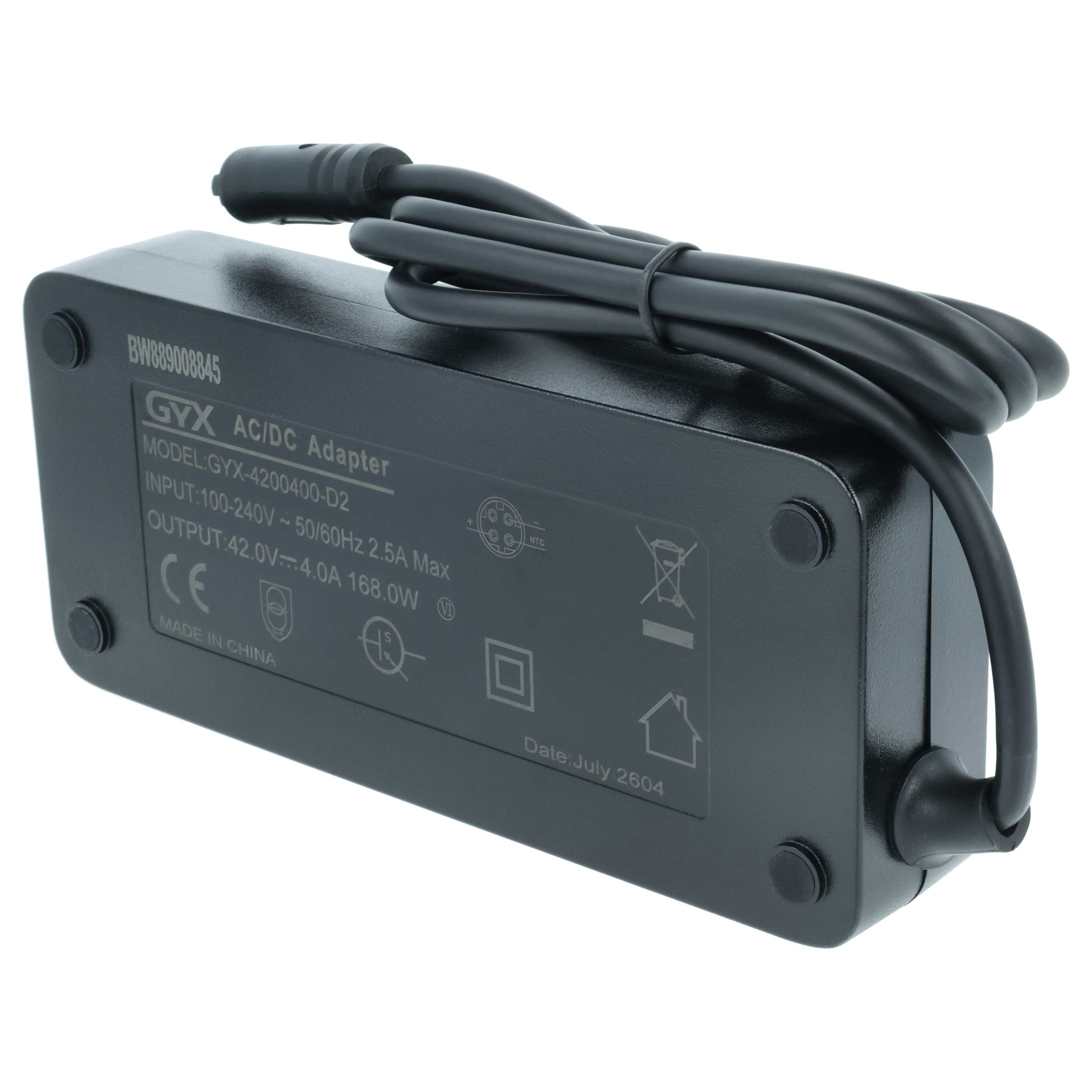 Chargeur remplace Yamaha 600/625, Pasc5 pour batterie e-bike prise