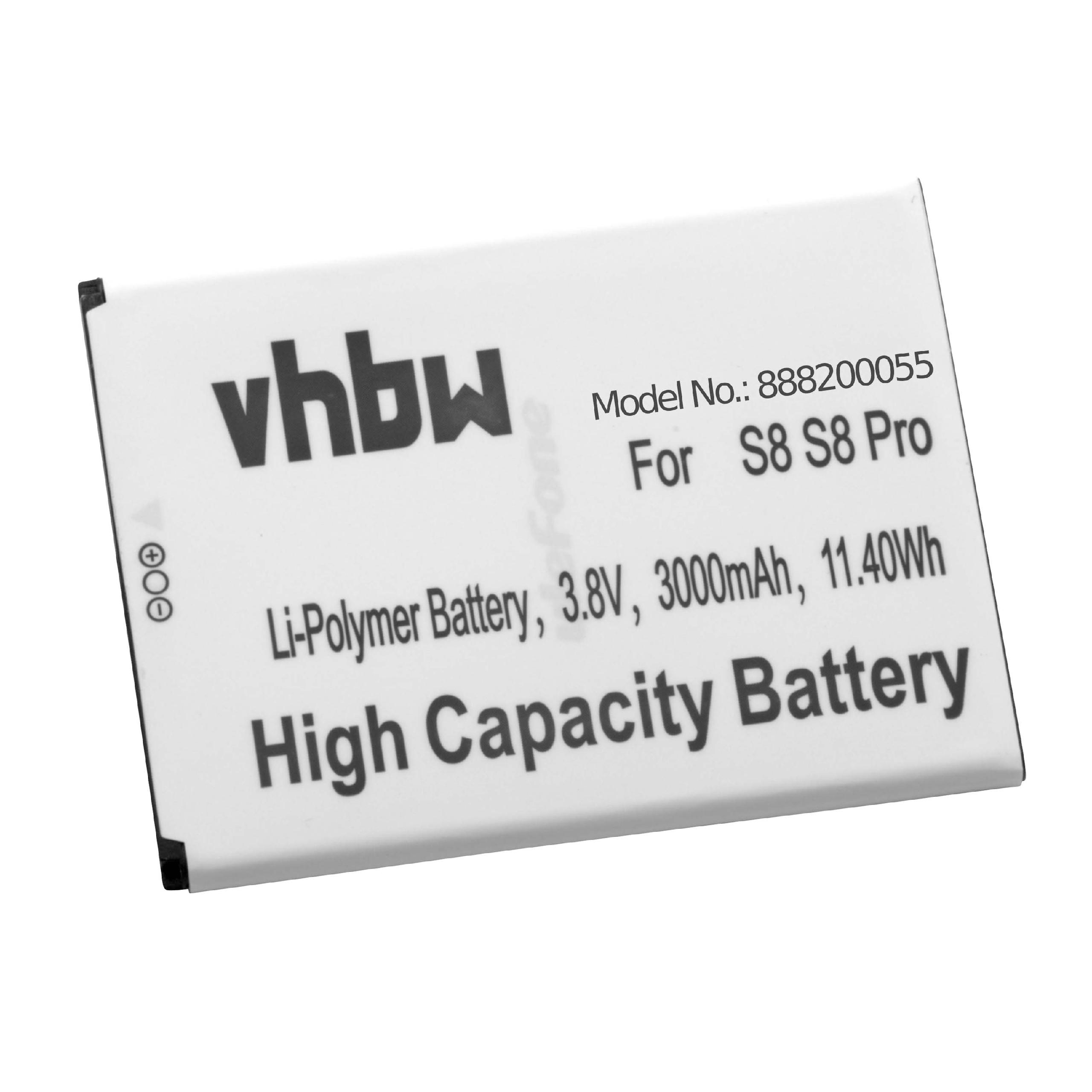 Batteria per cellulare Ulefone S8, S8 Pro - 3000mAh 3,8V Li-Poly