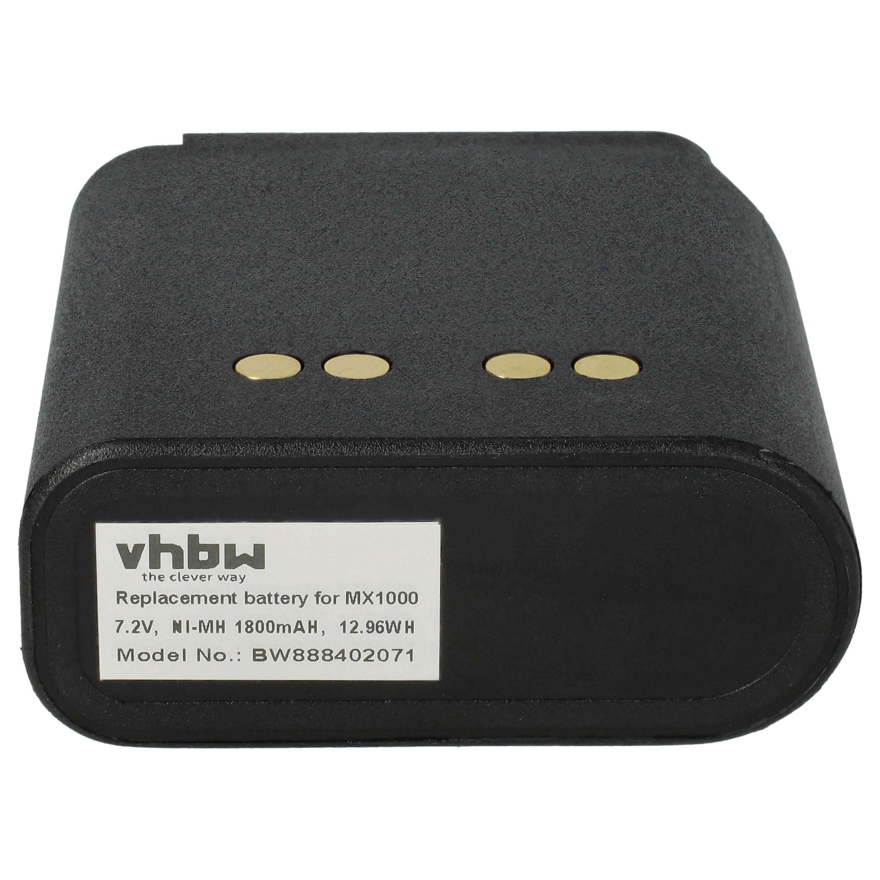 Radio Battery replaces Motorola NTN4538, NTN4594, NTN4595, NTN4592, NTN4593, NTN4593DR - 1800 mAh 7.2 V NiMH