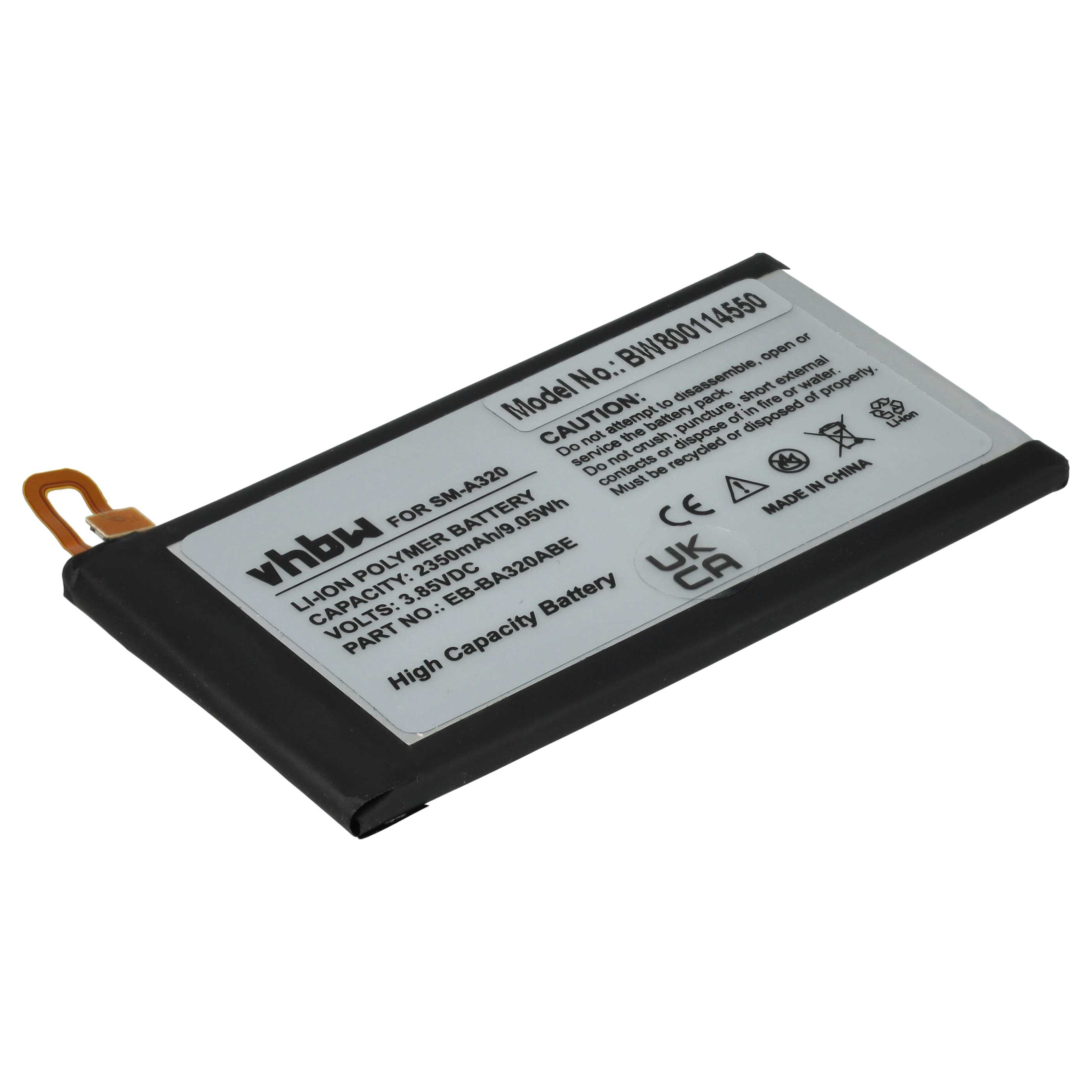 Batería reemplaza Samsung GH43-04677A, EB-BA320ABE para - 2350 mAh 3,85 V Li-poli