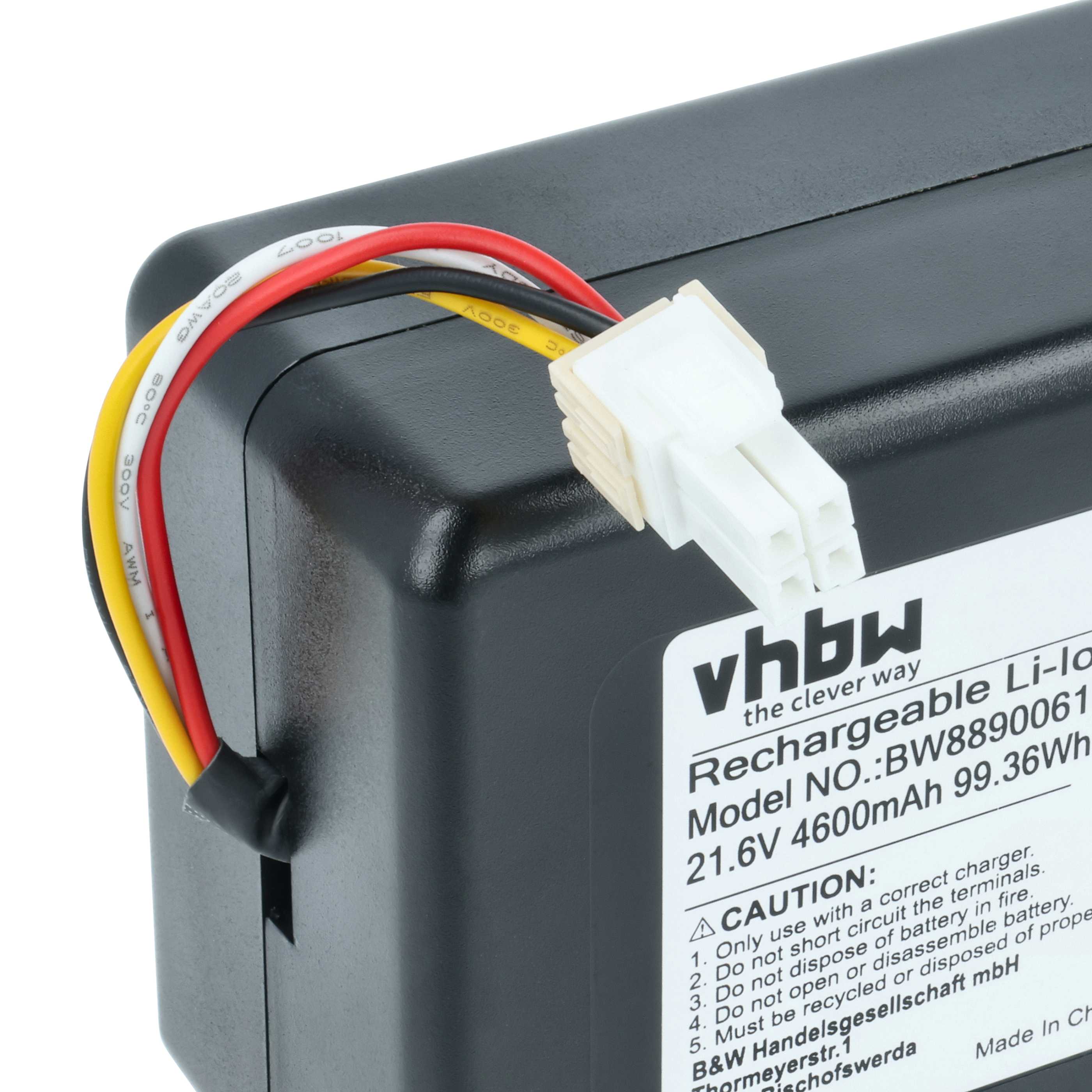 Battery replaces Samsung DJ96-00193F, DJ96-00193B, DJ68-00741V-00, VCA-RBT72 for Samsung 4600mAh, 21.6V, Li-Ion