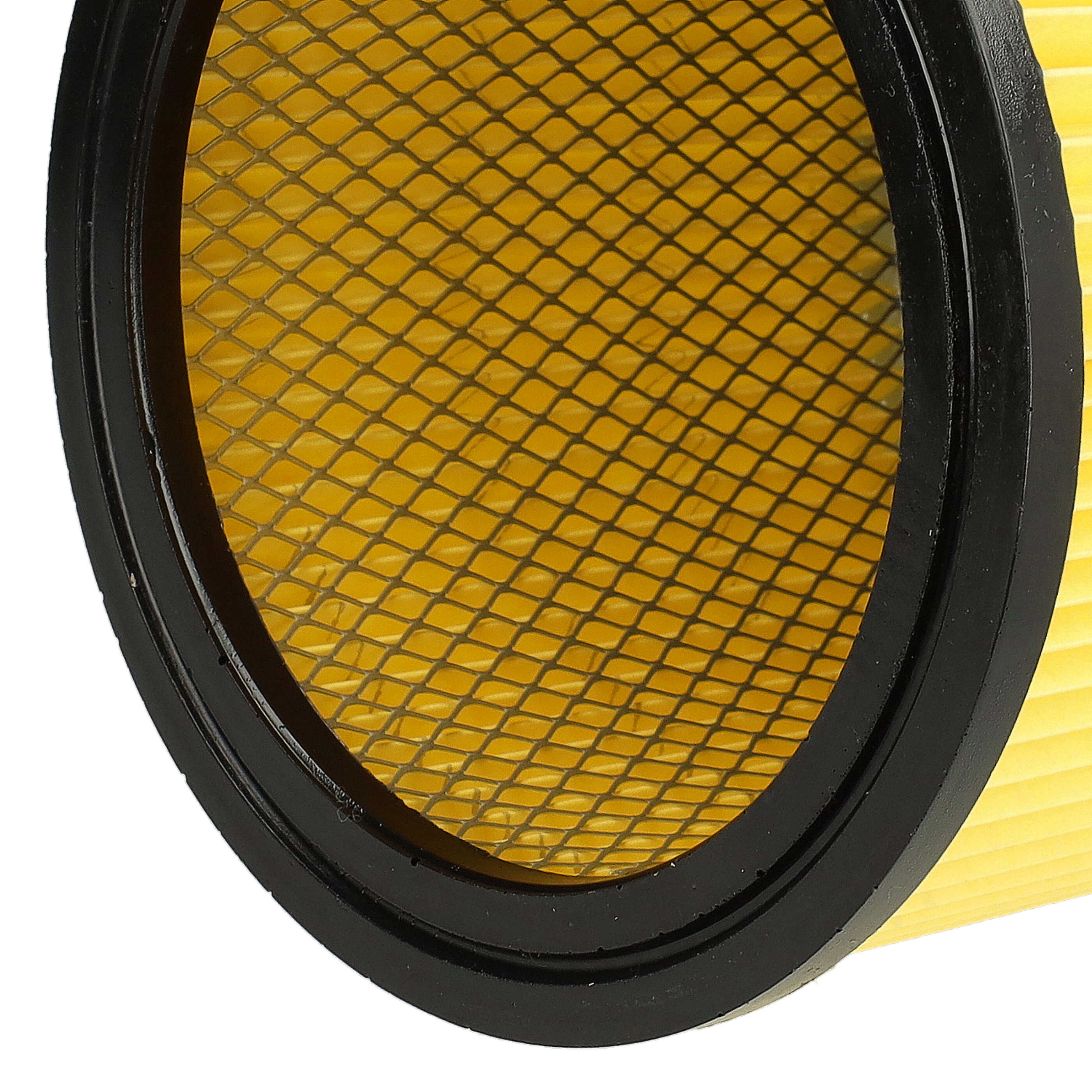 2x Filtercartridge filter replaces Thomas 787421 for Thomas Vacuum Cleaner, black / yellow