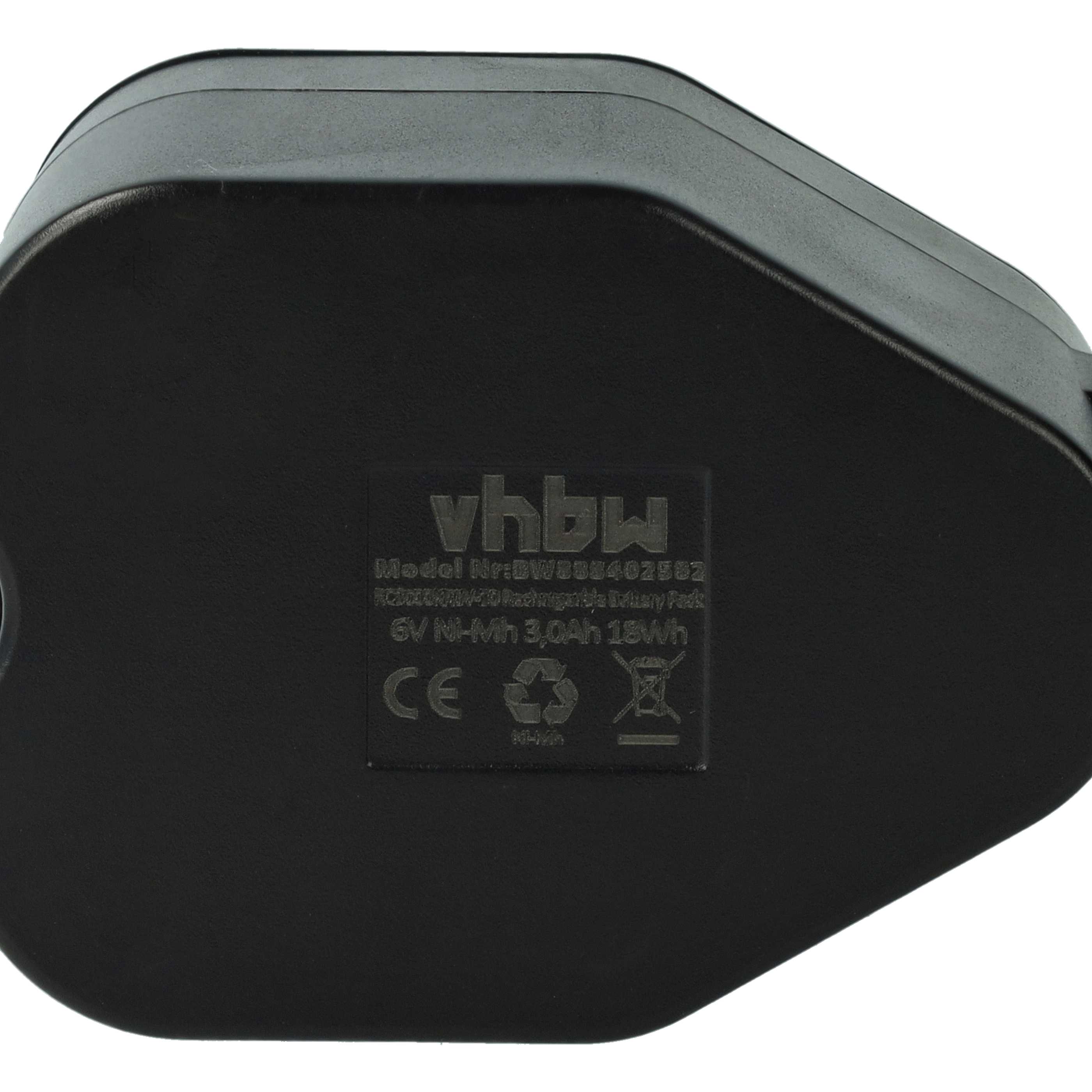 Battery replaces 2.891-029.0 for Kärcher etc. 3000mAh, 6V, NiMH