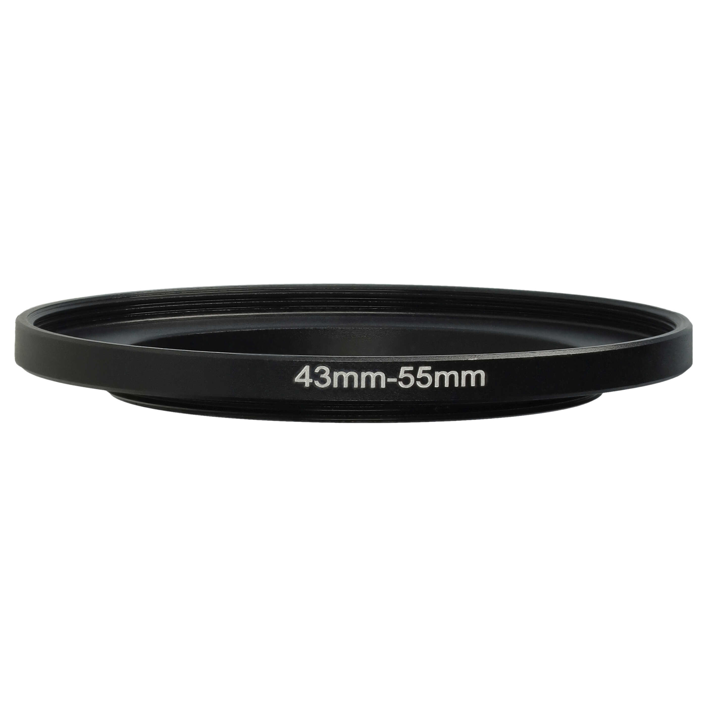 Step-Up Ring Adapter of 43 mm to 55 mm for various Camera Lens - Filter Adapter