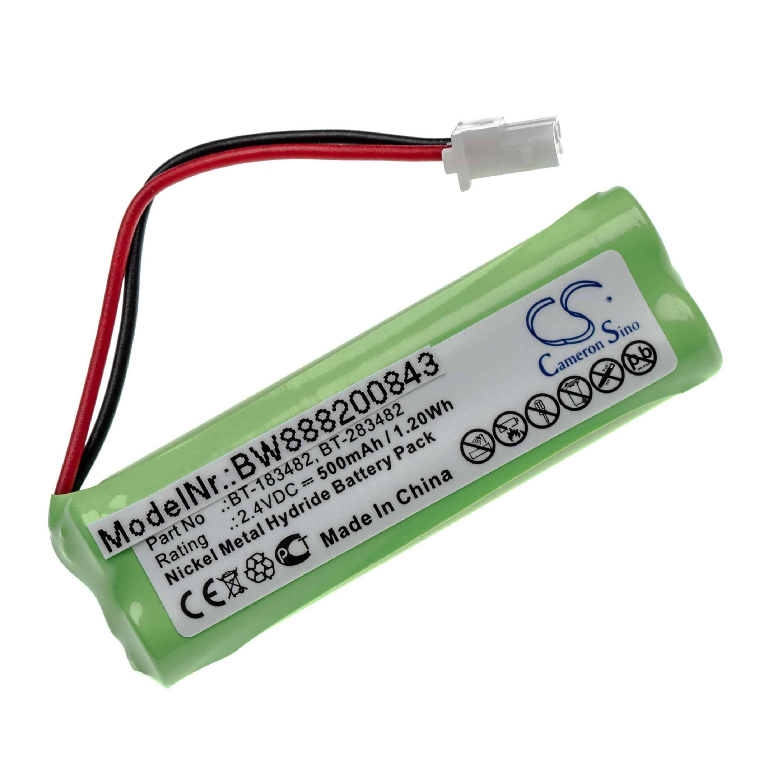 Landline Phone Battery Replacement for vTech BATT183482, 89-1348-01-00, 89-1348-01 - 500mAh 2.4V NiMH