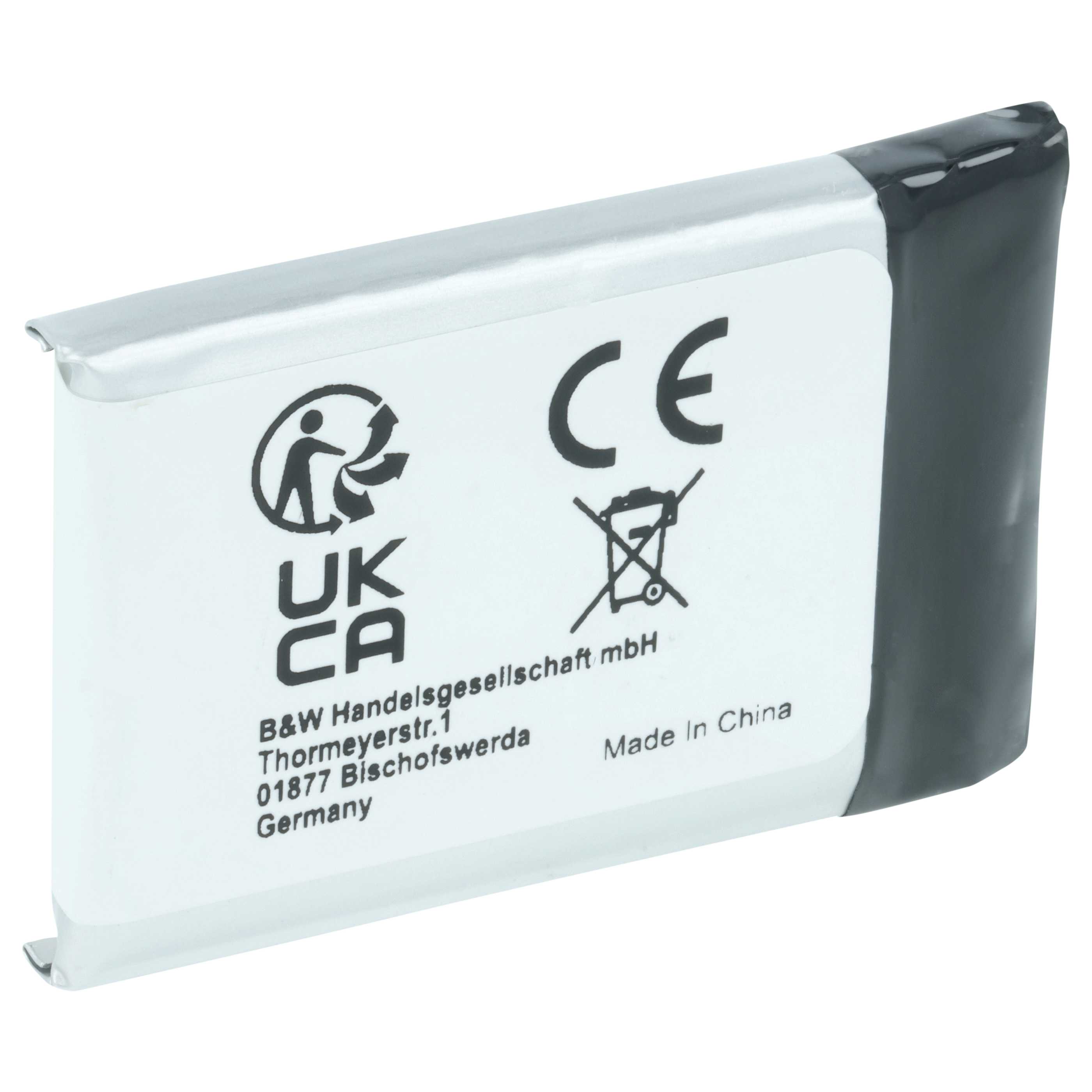 Batteria sostituisce Garmin 361-00126-00 per smartwatch - 400mAh 3,7V Li-Poly