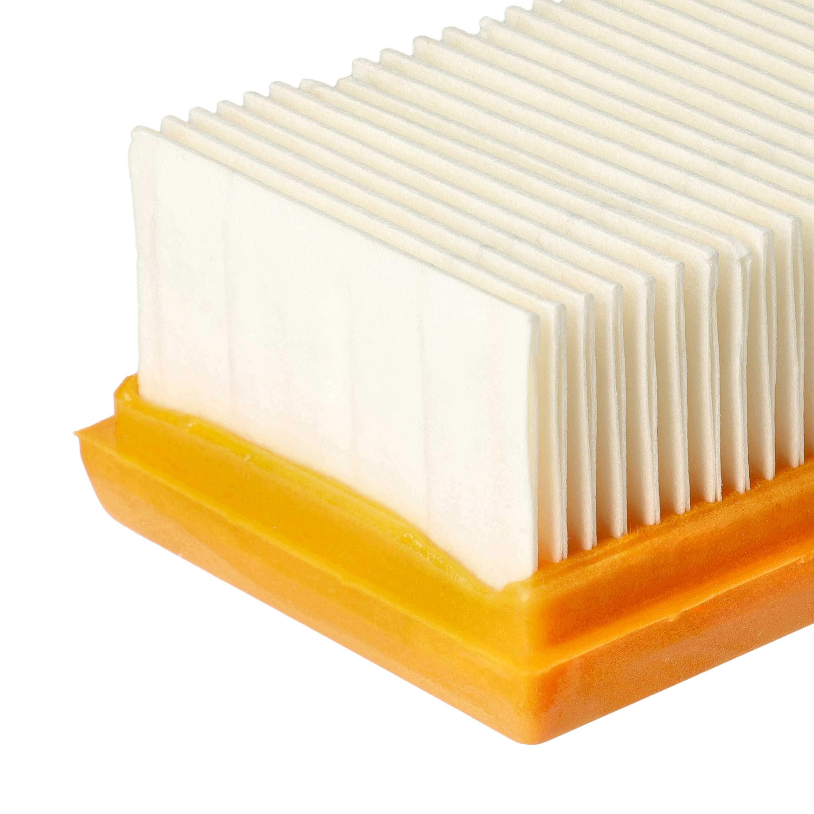 3x flat pleated filter / engine cooling air filter replaces Flex 445.134 for Makita Vacuum Cleaner