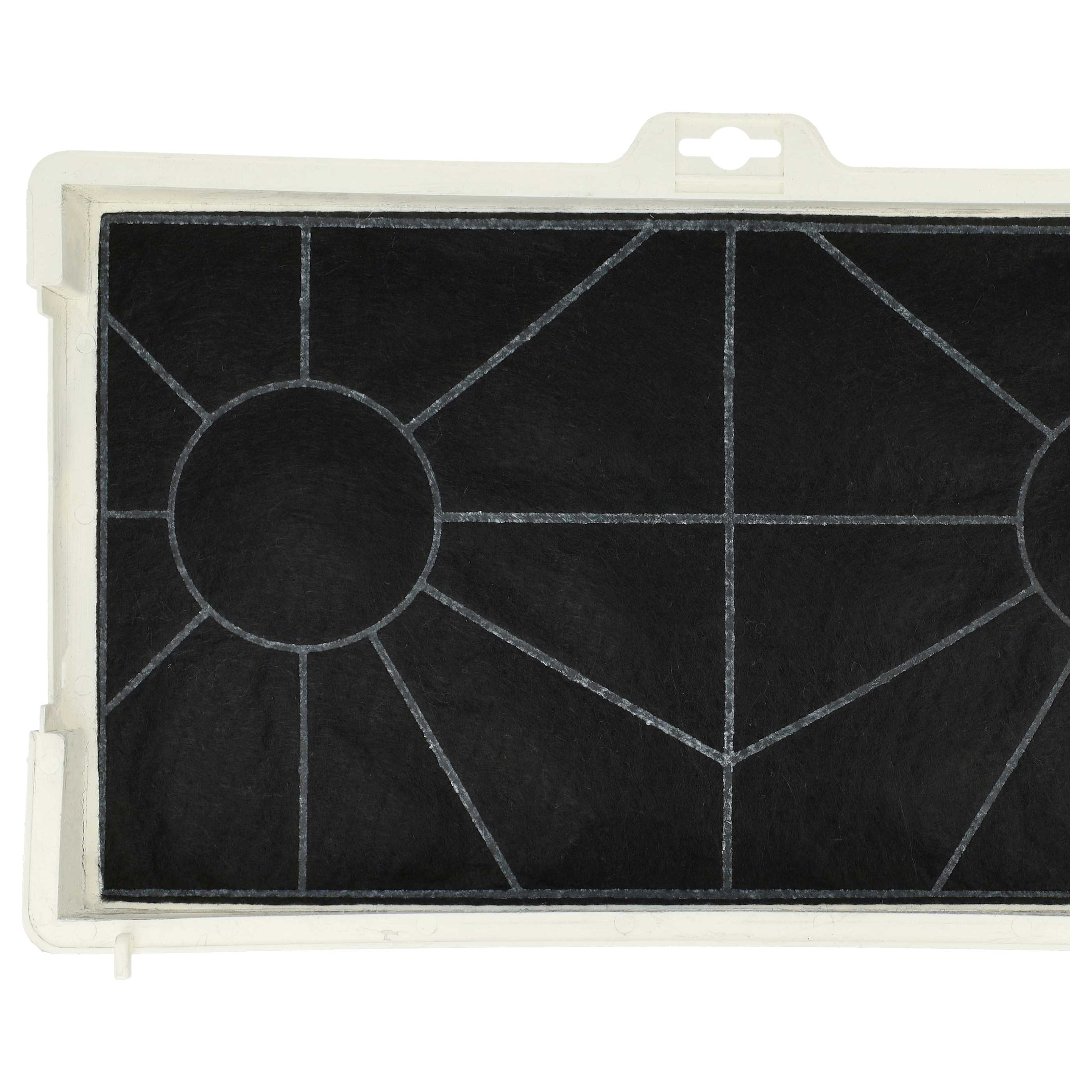 4x Filtres à charbon actif remplace Balay 461422 / 00461422 pour hotte Bosch + bague de fixation