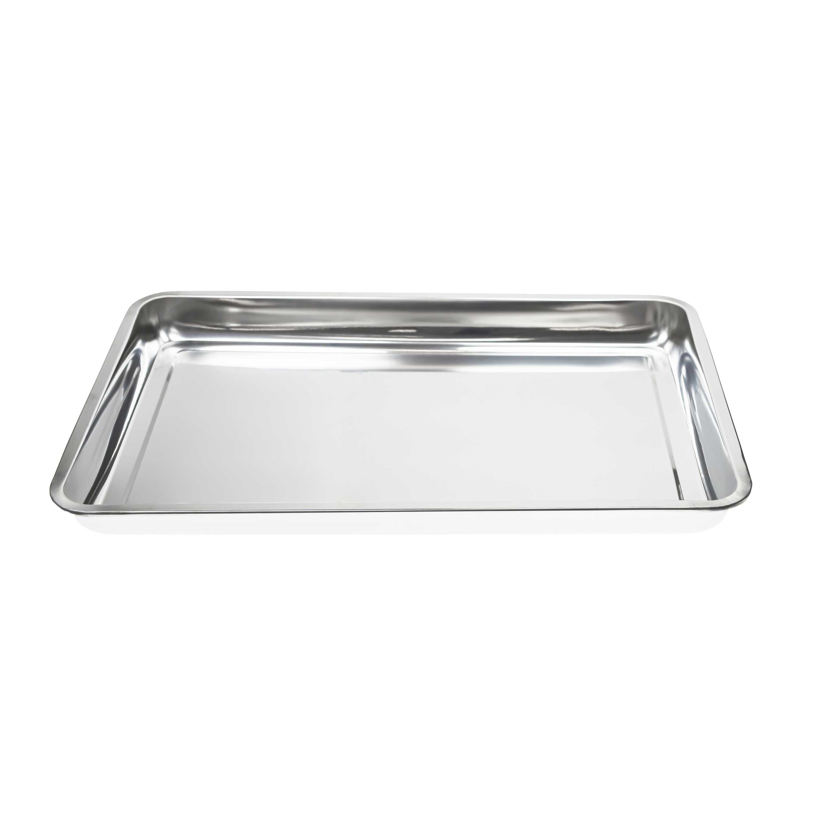 2x Vaschetta raccogligrasso sostituisce BGS 7892 per barbecue a gas - acciaio inox, capacità 9 L