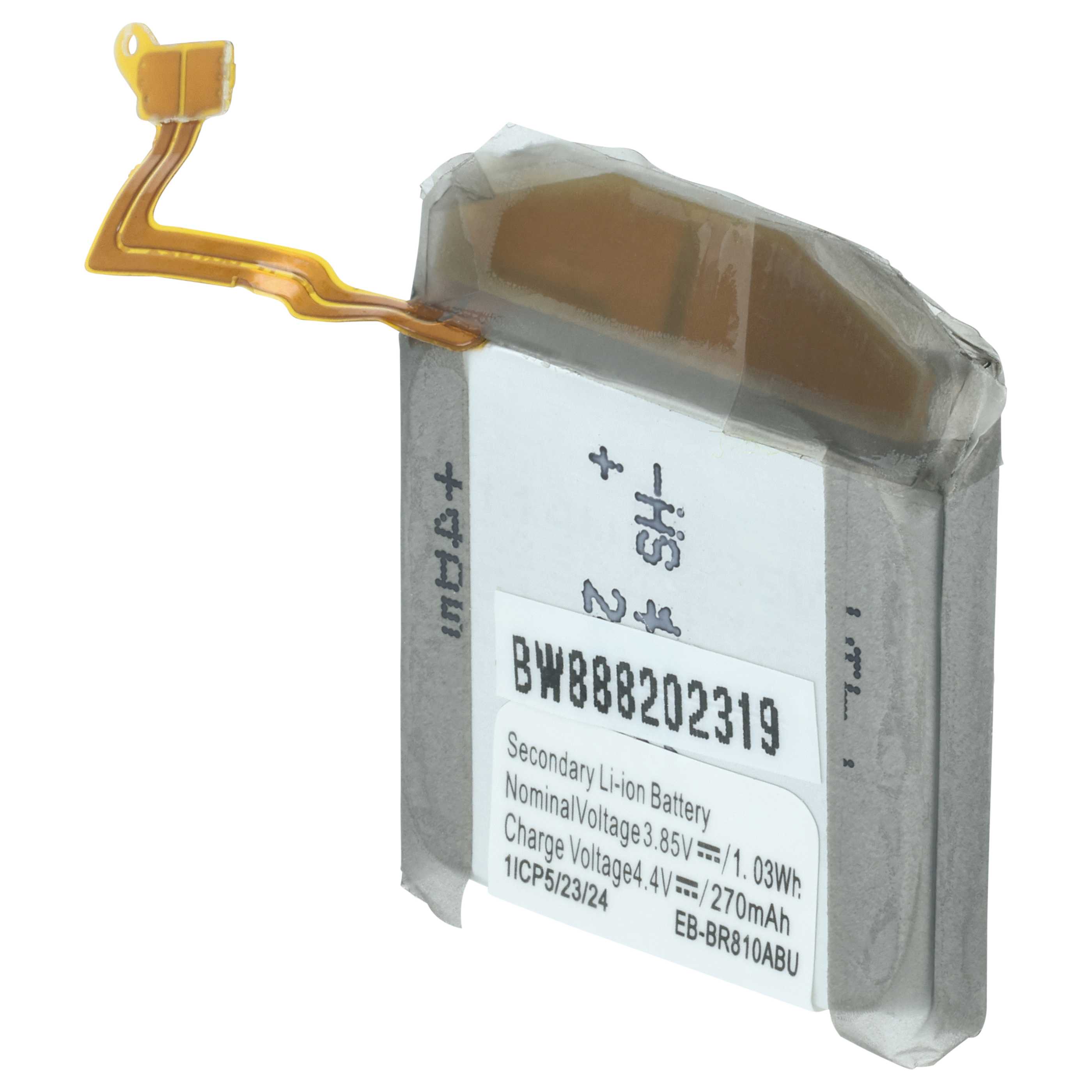 Smartwatch Battery replaces Samsung EB-BR810ABU, EB-BR170ABY, EB-BR170ABU - 250 mAh 3.85 V Li-polymer