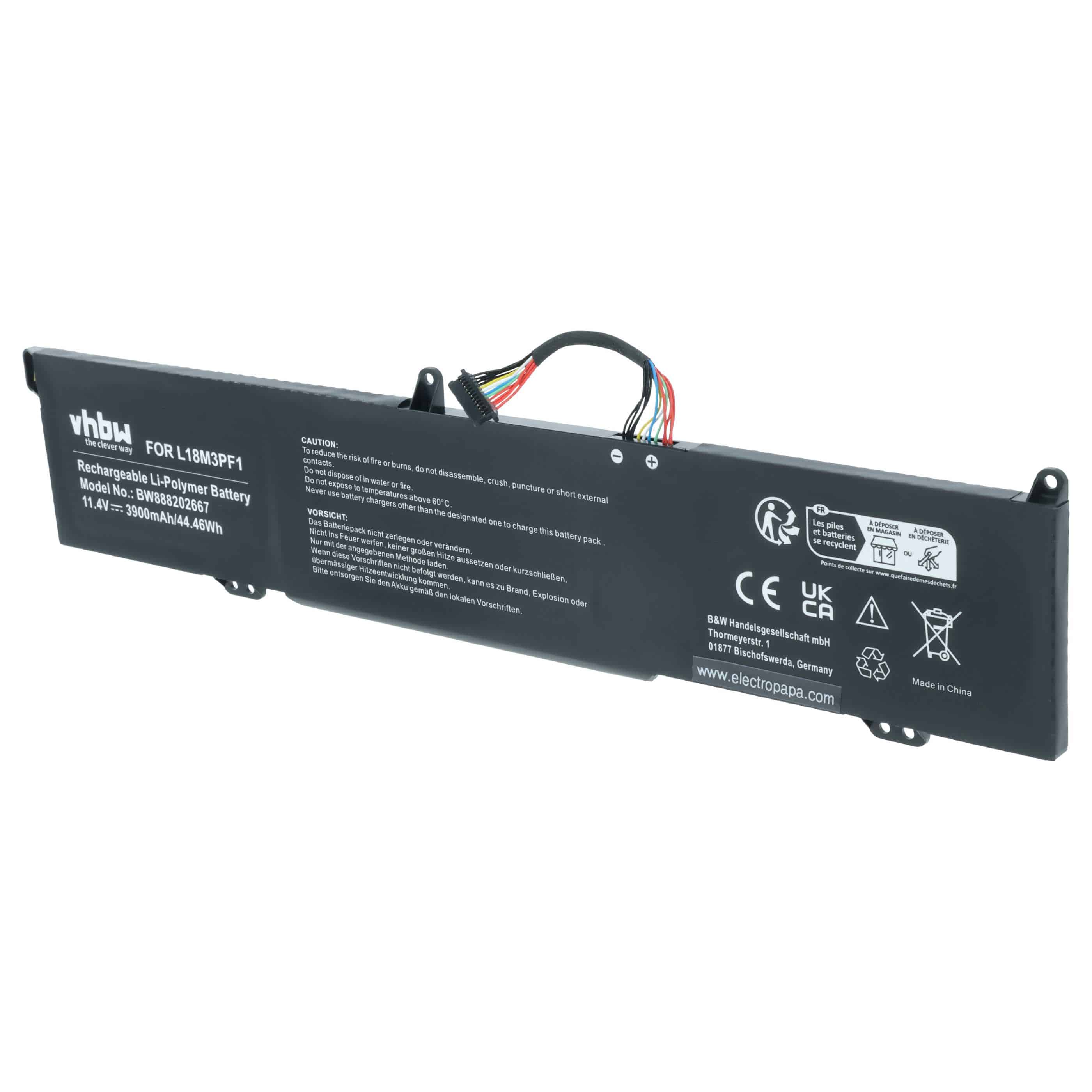 Akumulator do laptopa zamiennik Lenovo 5B10T04975, 5B10T04976, 5B10W67336, 5B10W67350 - 3900 mAh 11,4 V LiPo