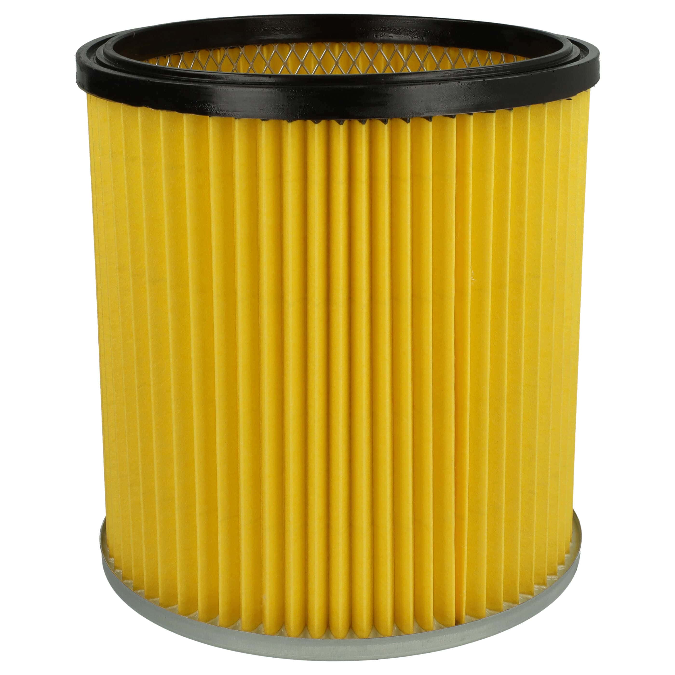 1x cartridge filter replaces Kärcher 6.414-354.0, 6.414-335.0 for DewaltVacuum Cleaner, yellow