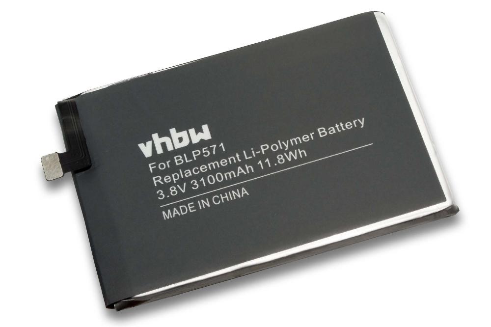Batería reemplaza BLP571 para móvil, teléfono OnePlus - 3100 mAh 3,8 V Li-poli