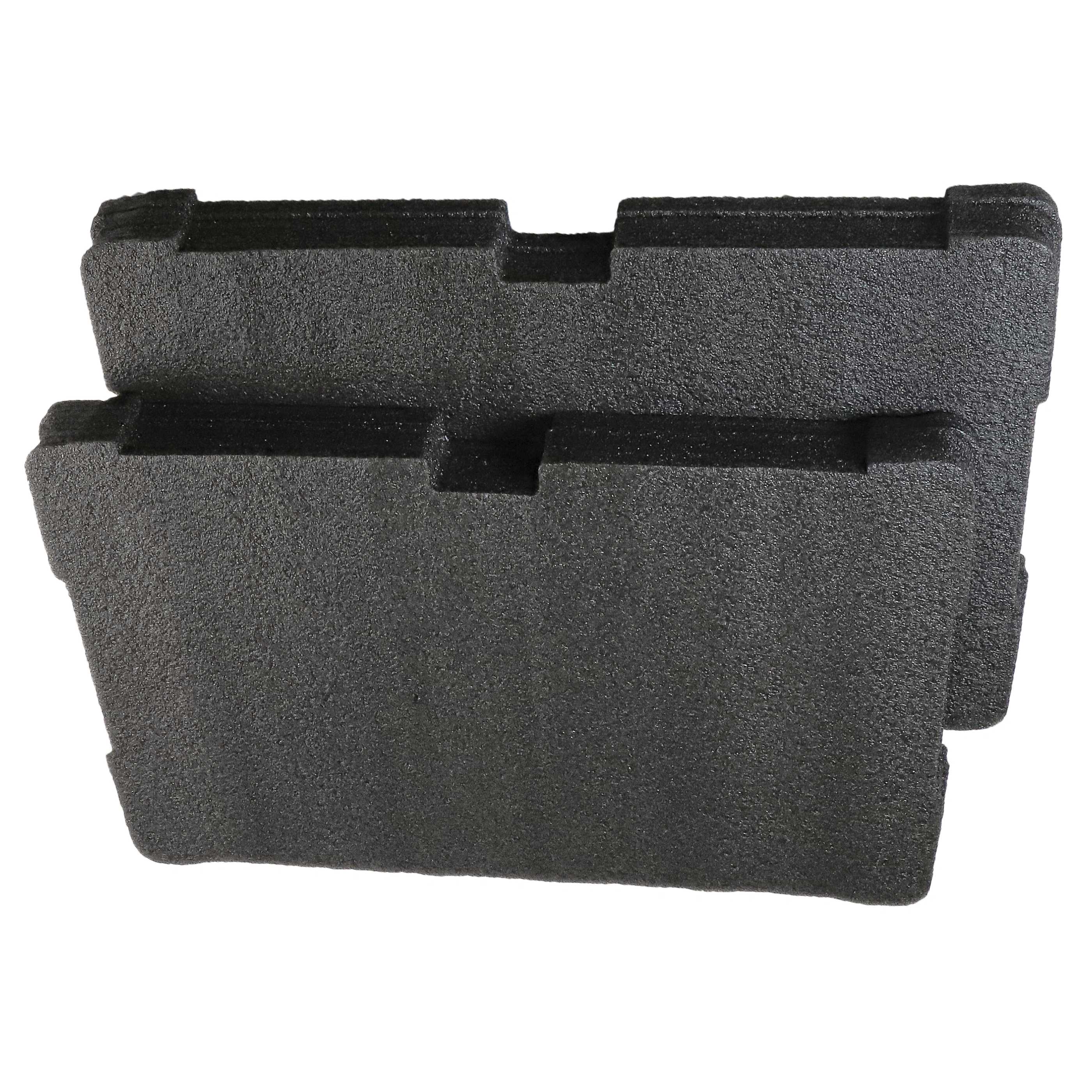 2x Foam Insert replaces Milwaukee 4932471428 for Milwaukee Toolbox - foam