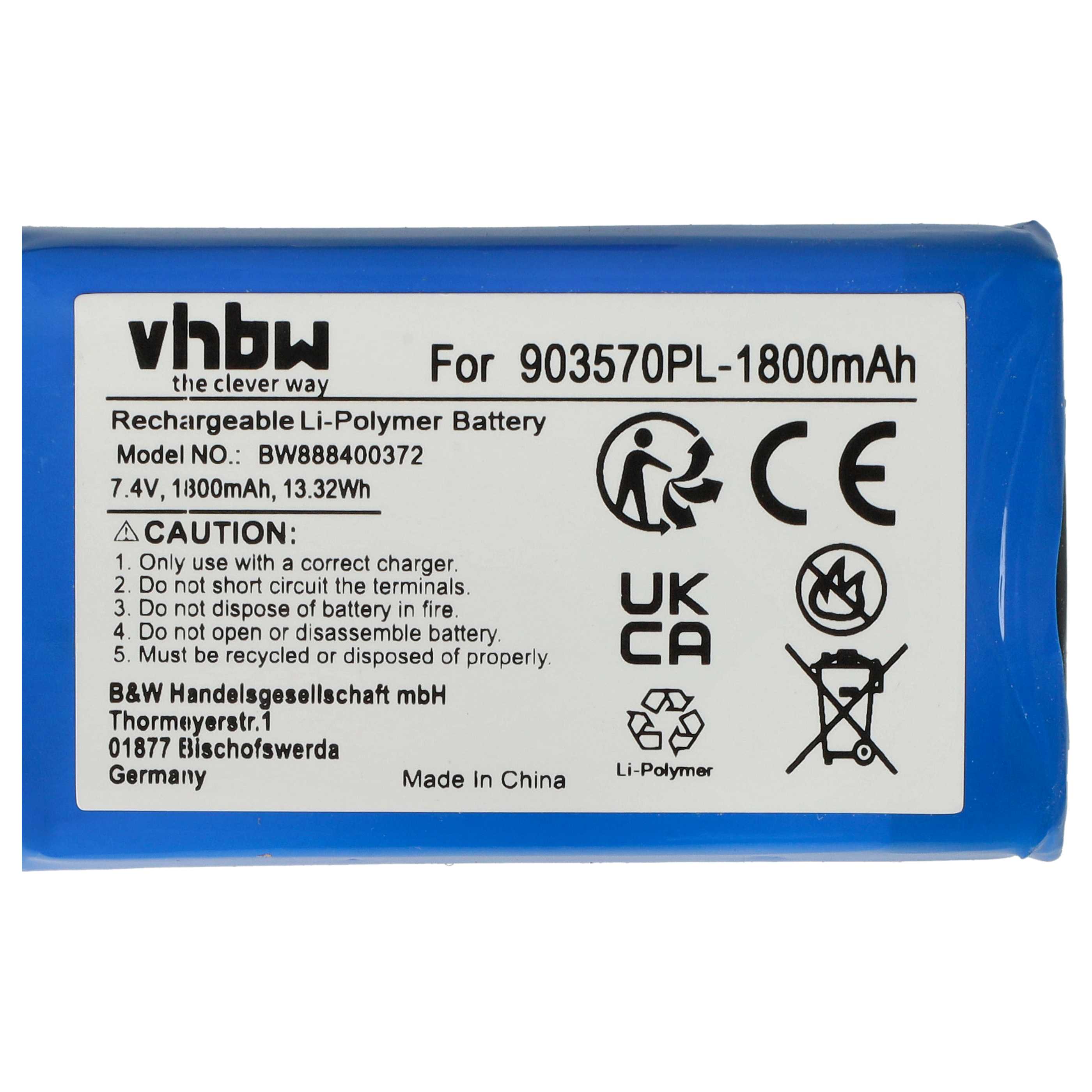 Batterie modèle radio-télécommandé - 1800mAh 7,4V Li-polymère, T-connecteur AWG16