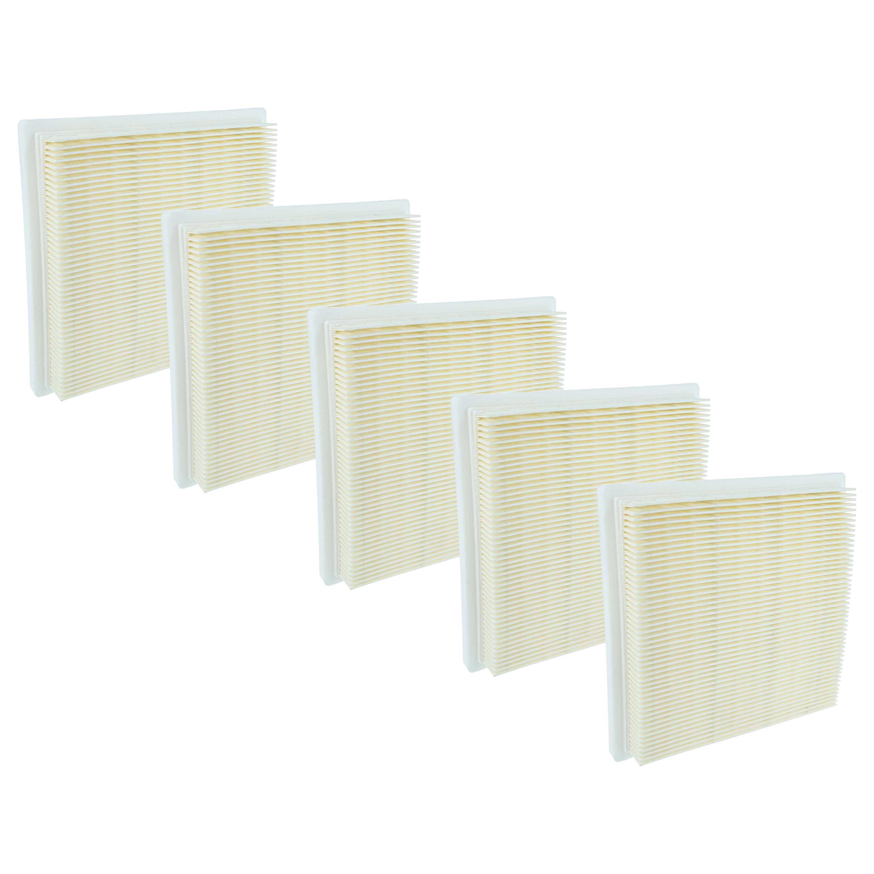 5x flat pleated filter replaces Bosch 2609256F65 for Bosch Vacuum Cleaner