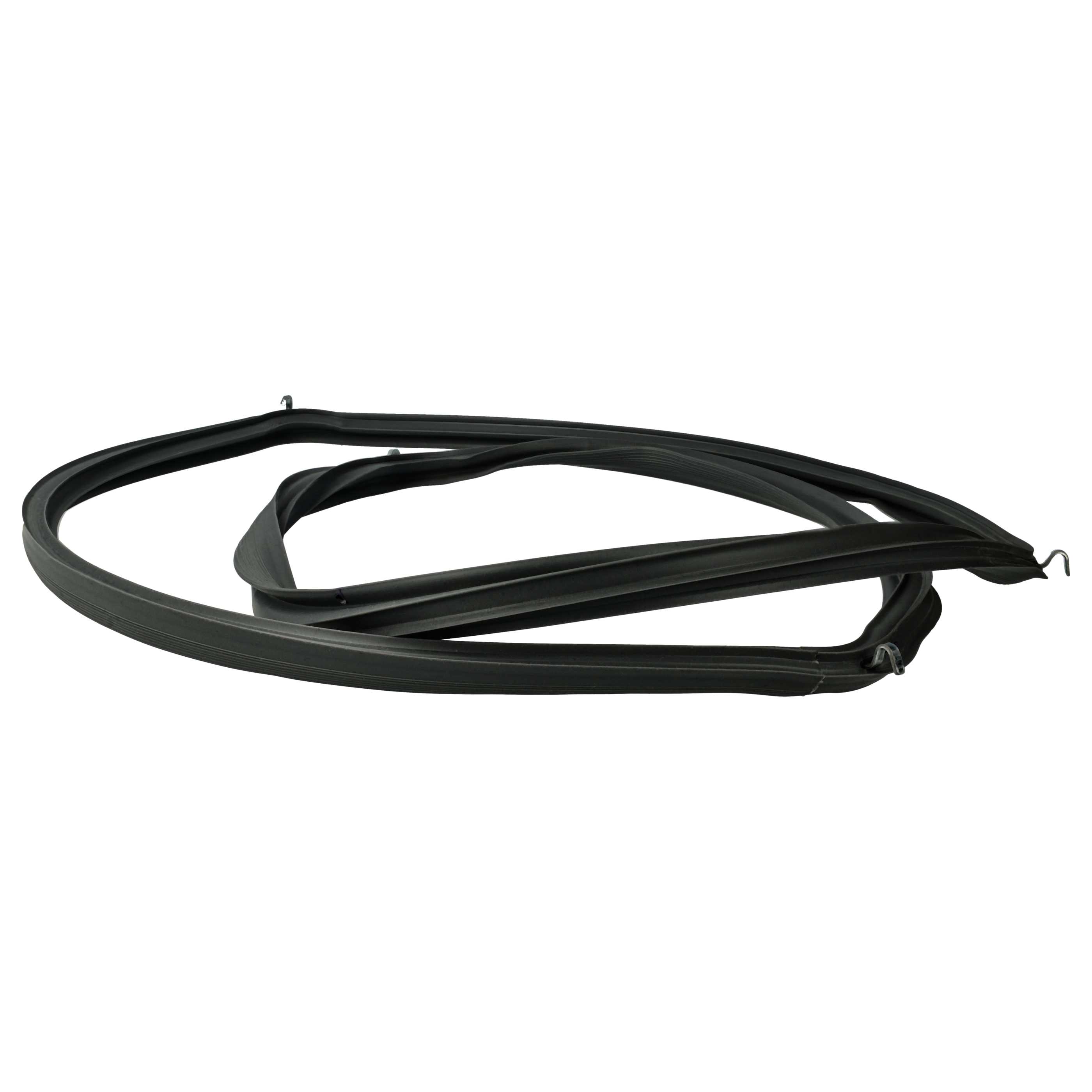 Backofen-Türdichtung mit Winkelhaken als Ersatz für BSH 626168 für Bosch u.a. - 45,5x33x1 cm, Schwarz