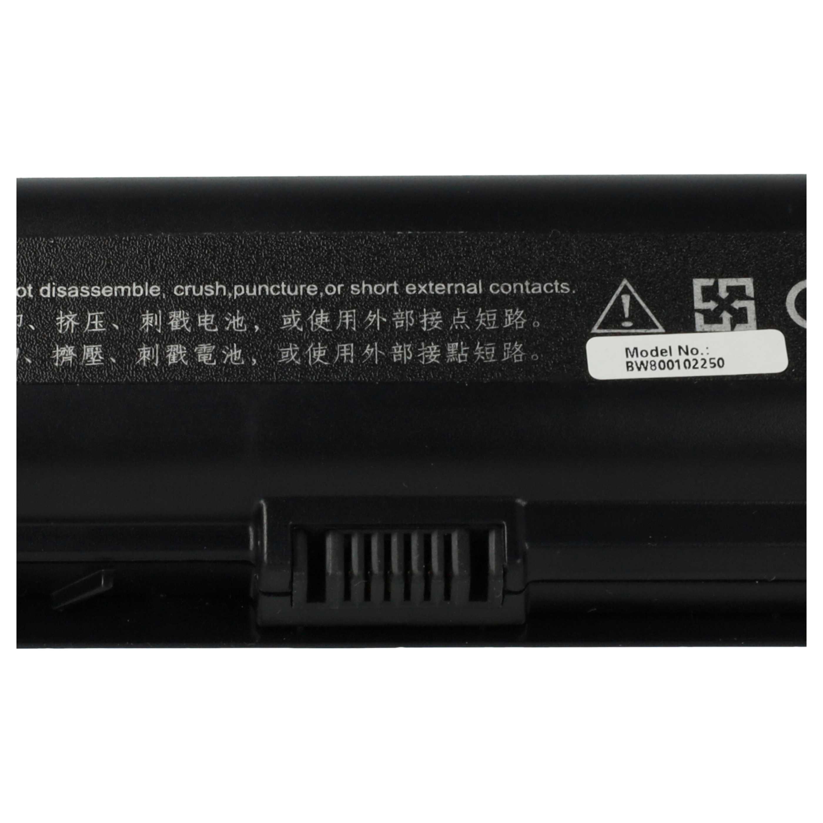 Akumulator do laptopa zamiennik HP 411462-261, 411462-421, 411462-141 - 6600 mAh 10,8 V Li-Ion, czarny
