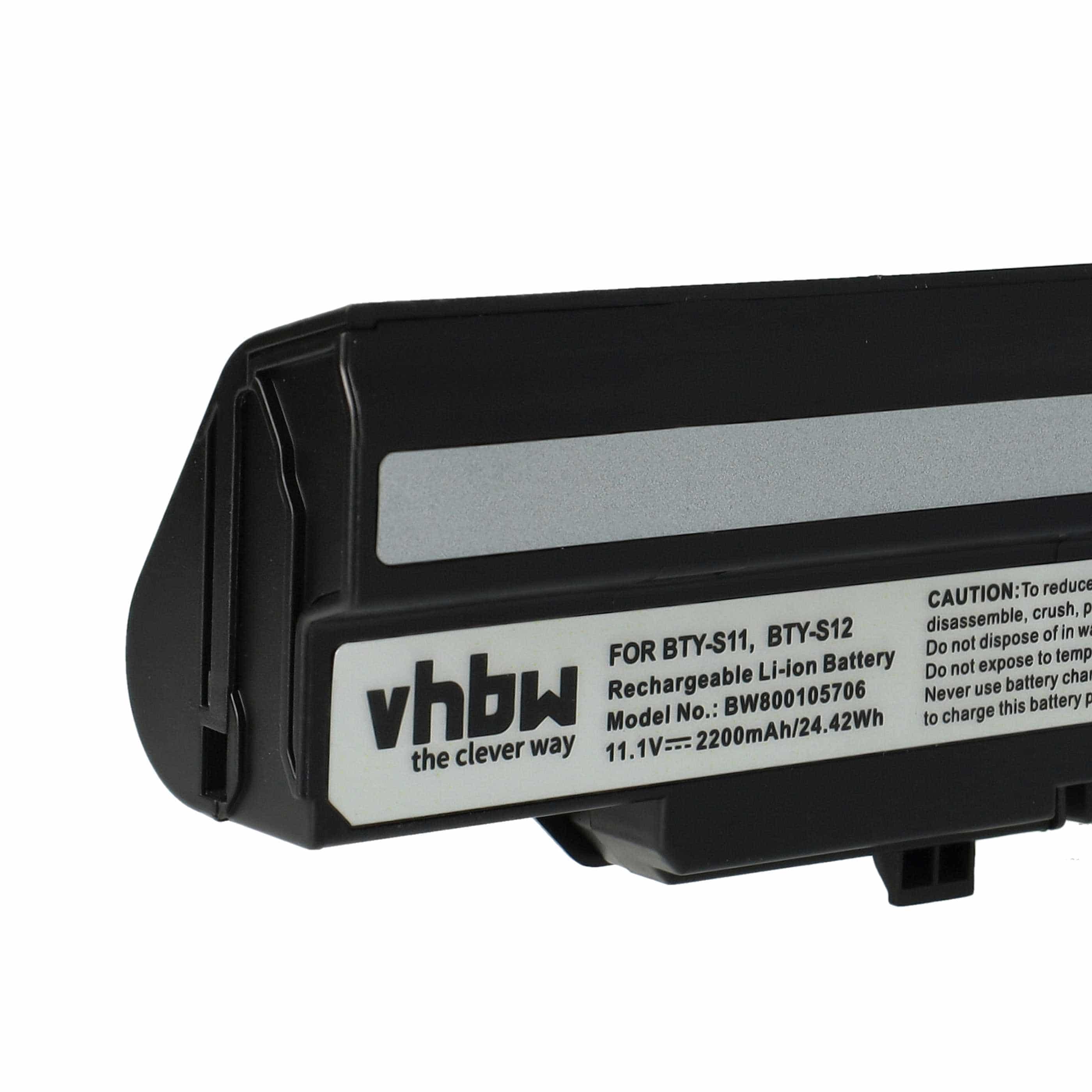 Akumulator do laptopa zamiennik 40025611, 3715A-MS6837D1, 14L-MS6837D1 - 2200 mAh 11,1 V Li-Ion, czarny