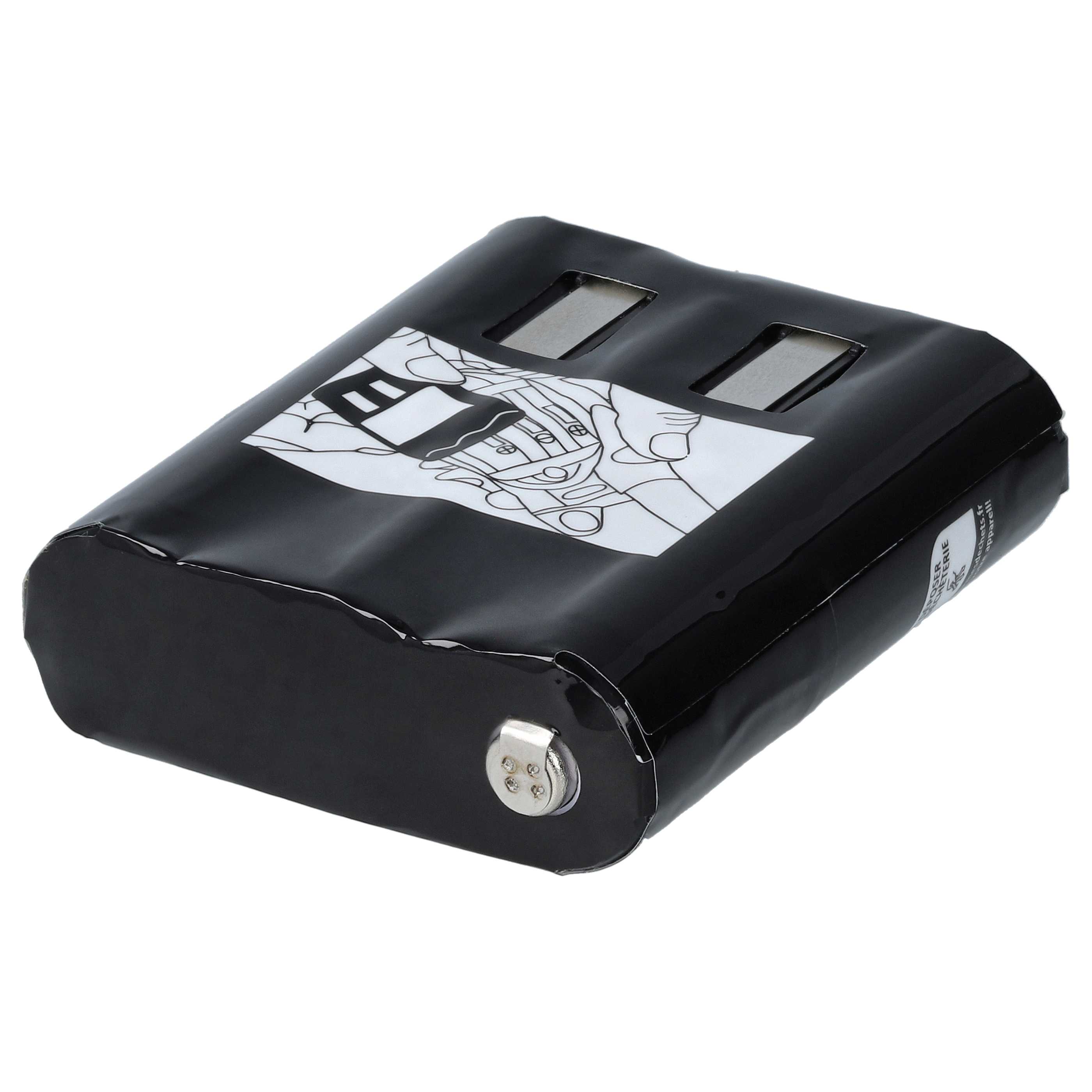 Radio 10x Battery replaces Motorola 4002A, 56315, AP-4002, AP-4002H, 1532, 53615 - 1500 mAh 3.6 V NiMH