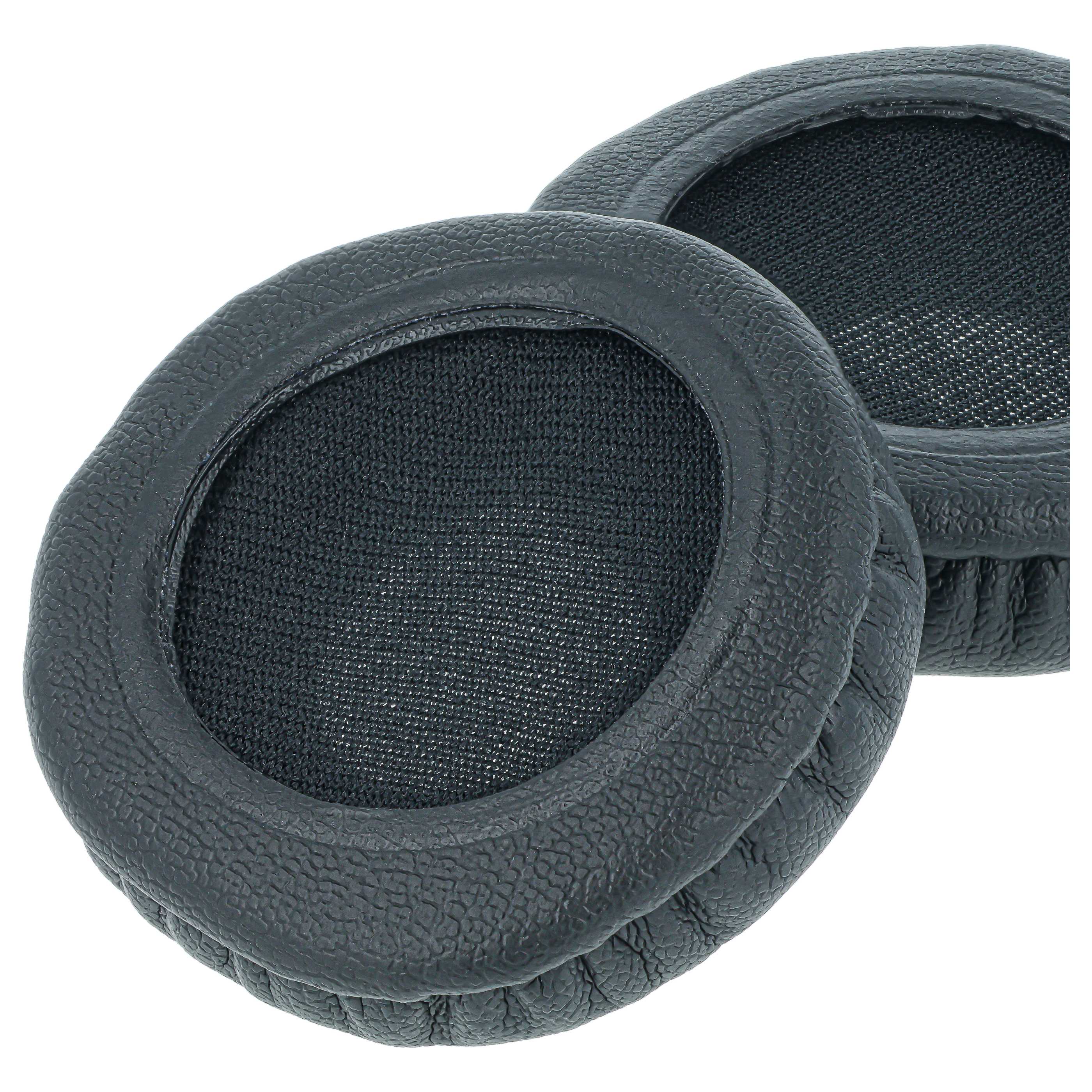 2x Cuscinetti per cuffie AKG, Sennheiser, Koss, cuffie con un cuscinetto auricolare da 50 mm - 5cm nero