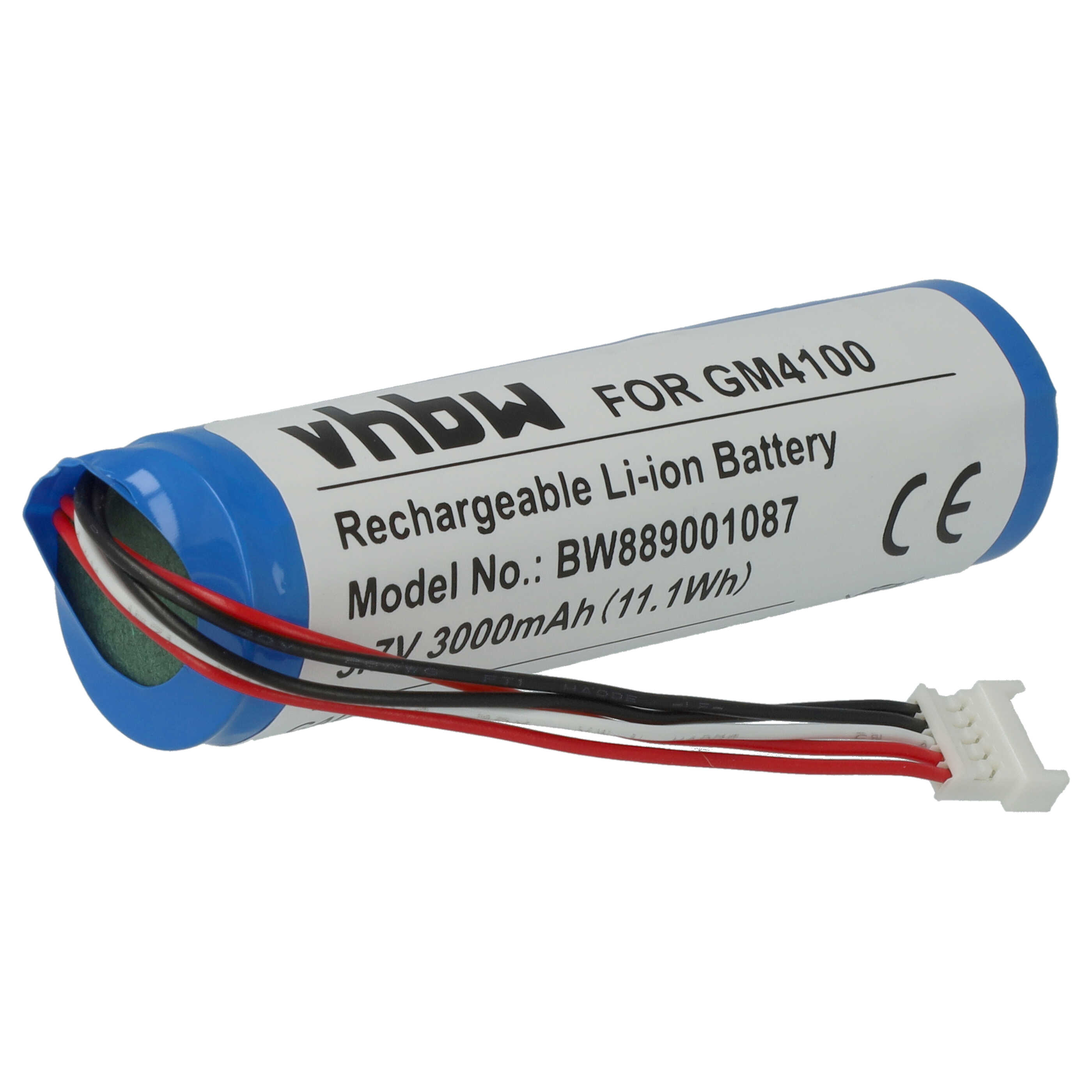 Batteria sostituisce Datalogic 128000894, BT-8, RBP-4000 per barcode scanner Datalogic - 3000mAh 3,7V Li-Ion