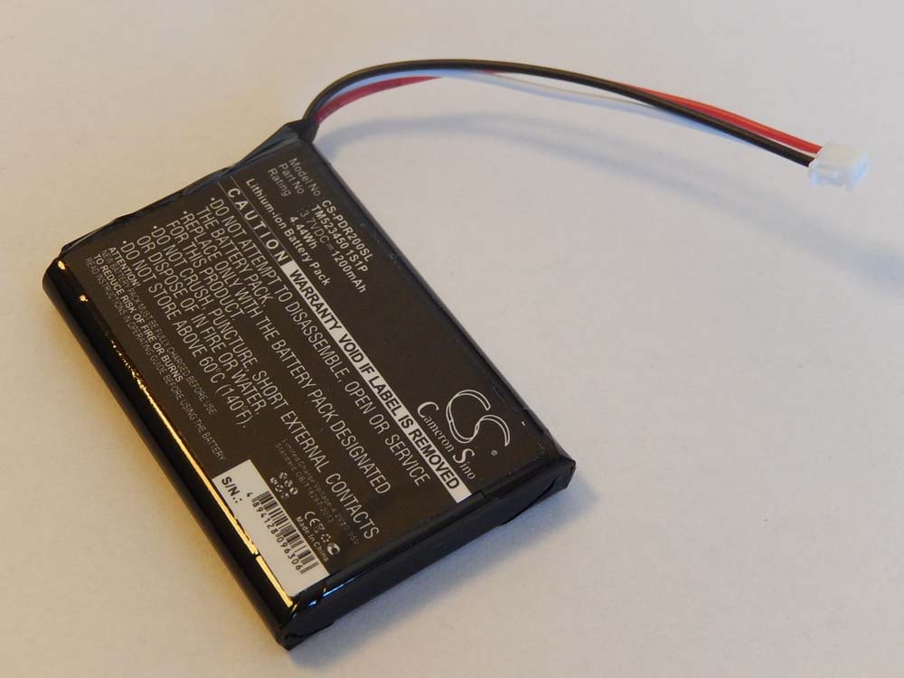 Akumulator do nawigacji GPS zamiennik Pharos TM523450 1S1P - 1200 mAh 3,7 V Li-Ion