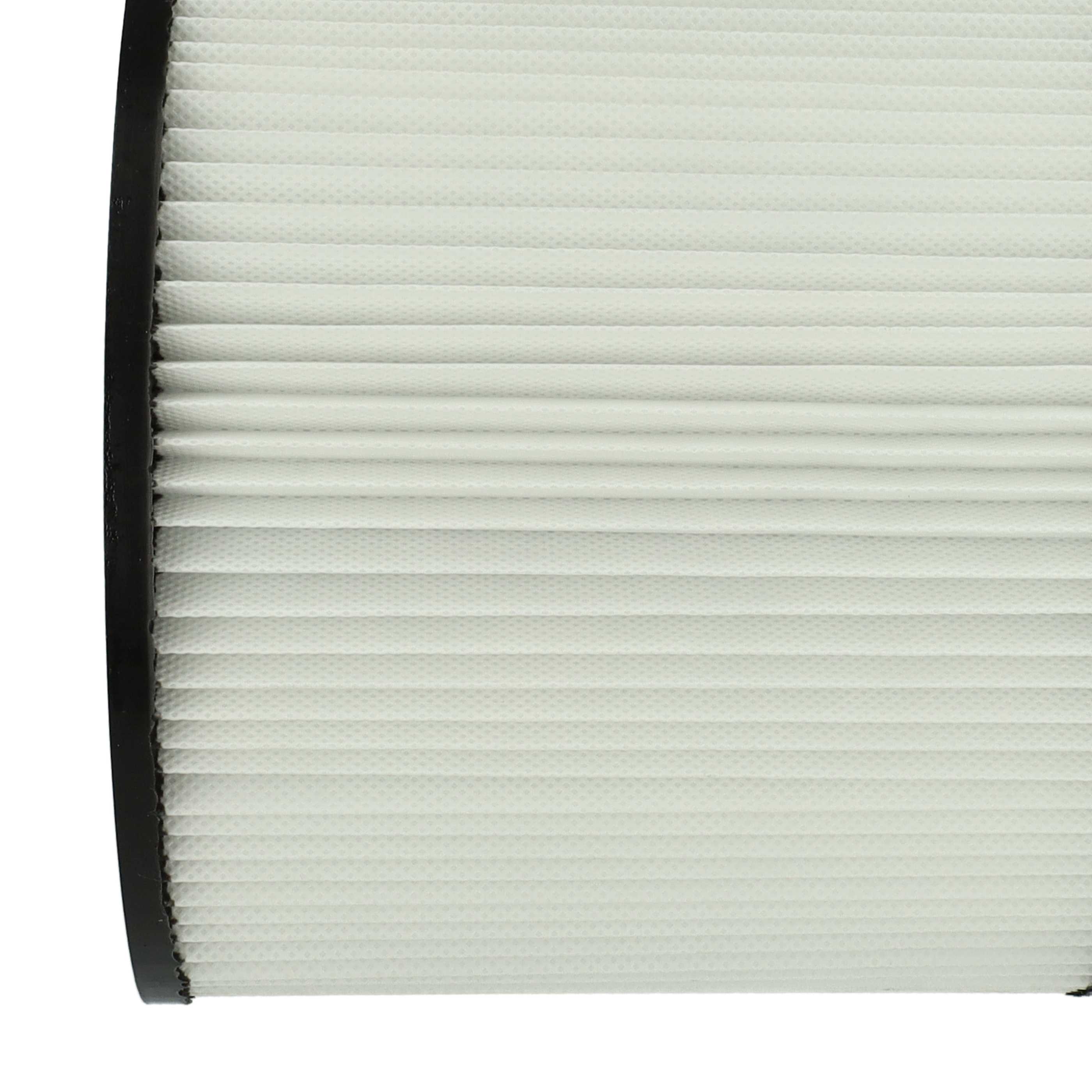 3x Filtre remplace ShopVac 126282903041, 026282290038 pour aspirateur ShopVac - filtre rond, noir / blanc