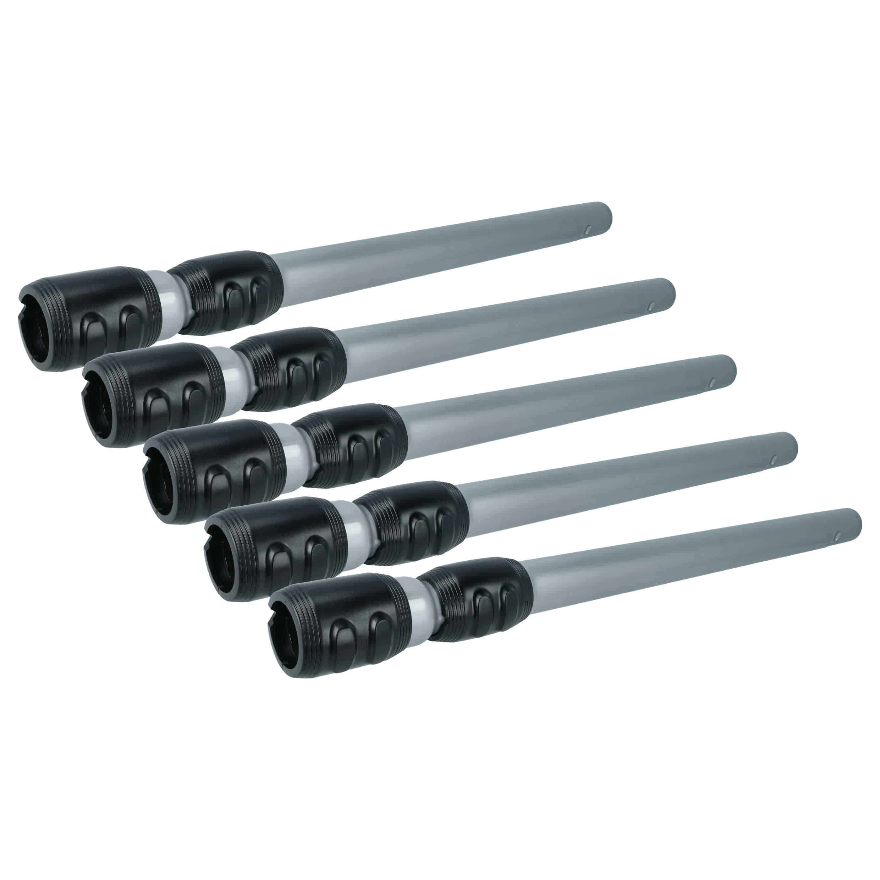 5x Tube replaces Philips 432200425841, CP9273 for Philips Vacuum Cleaner - 56cm - 86.5cm, black / silver