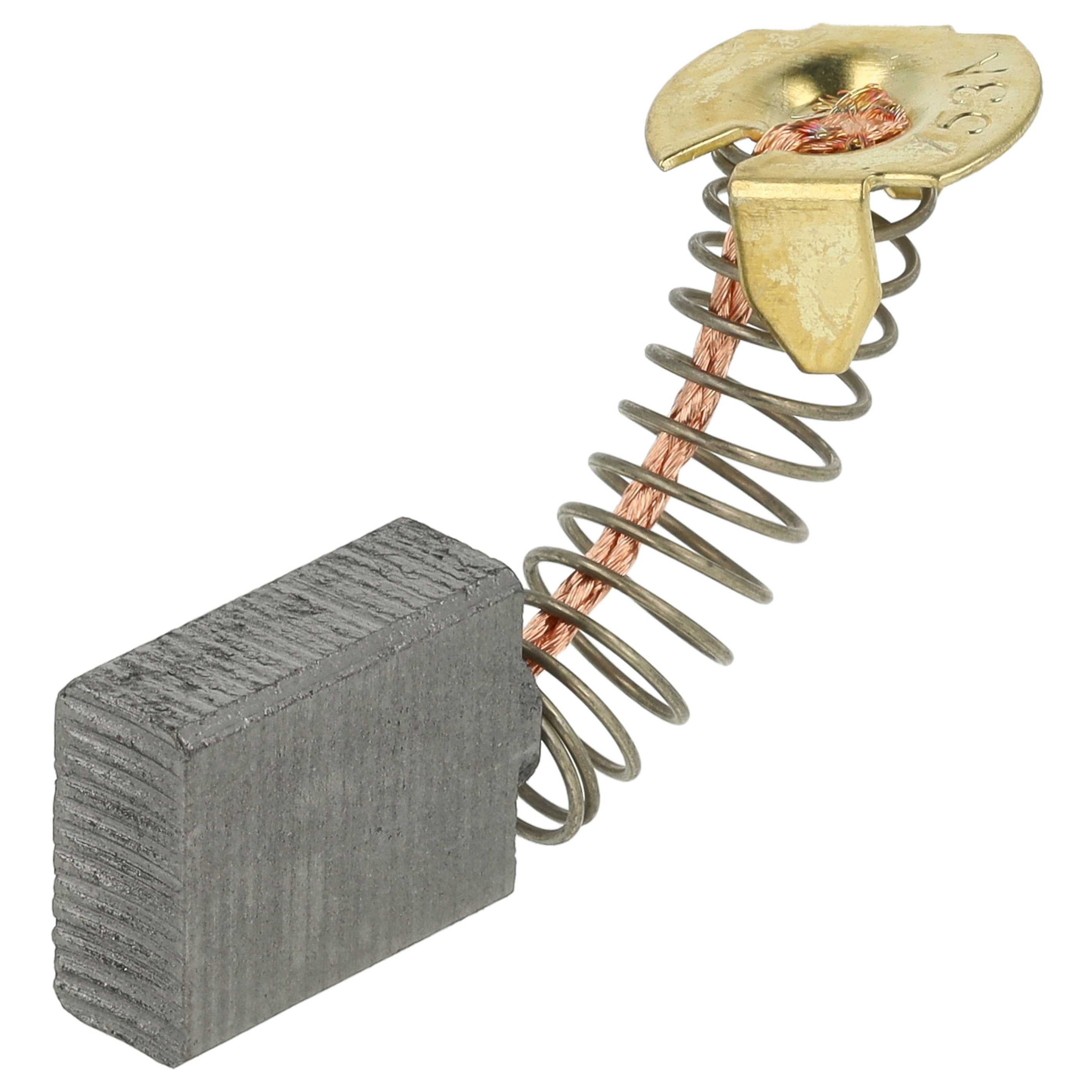 2x Kohlebürste als Ersatz für Makita 181044-0, CB-152, 191044-0 für Elektrowerkzeug - 6,5 x 13,5 x 17mm
