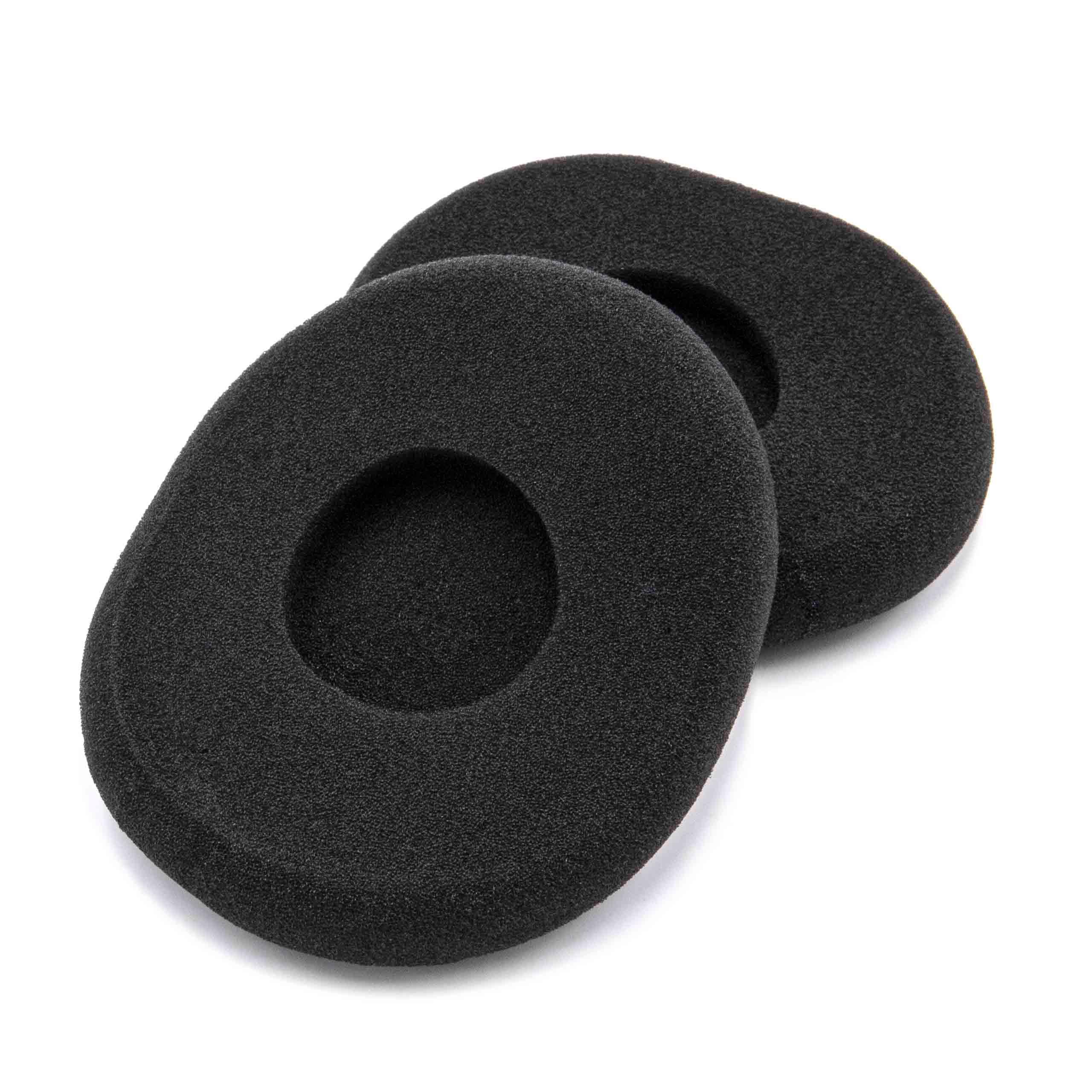 2x Ear Pads suitable for Logitech H800 Headphones etc. - foam