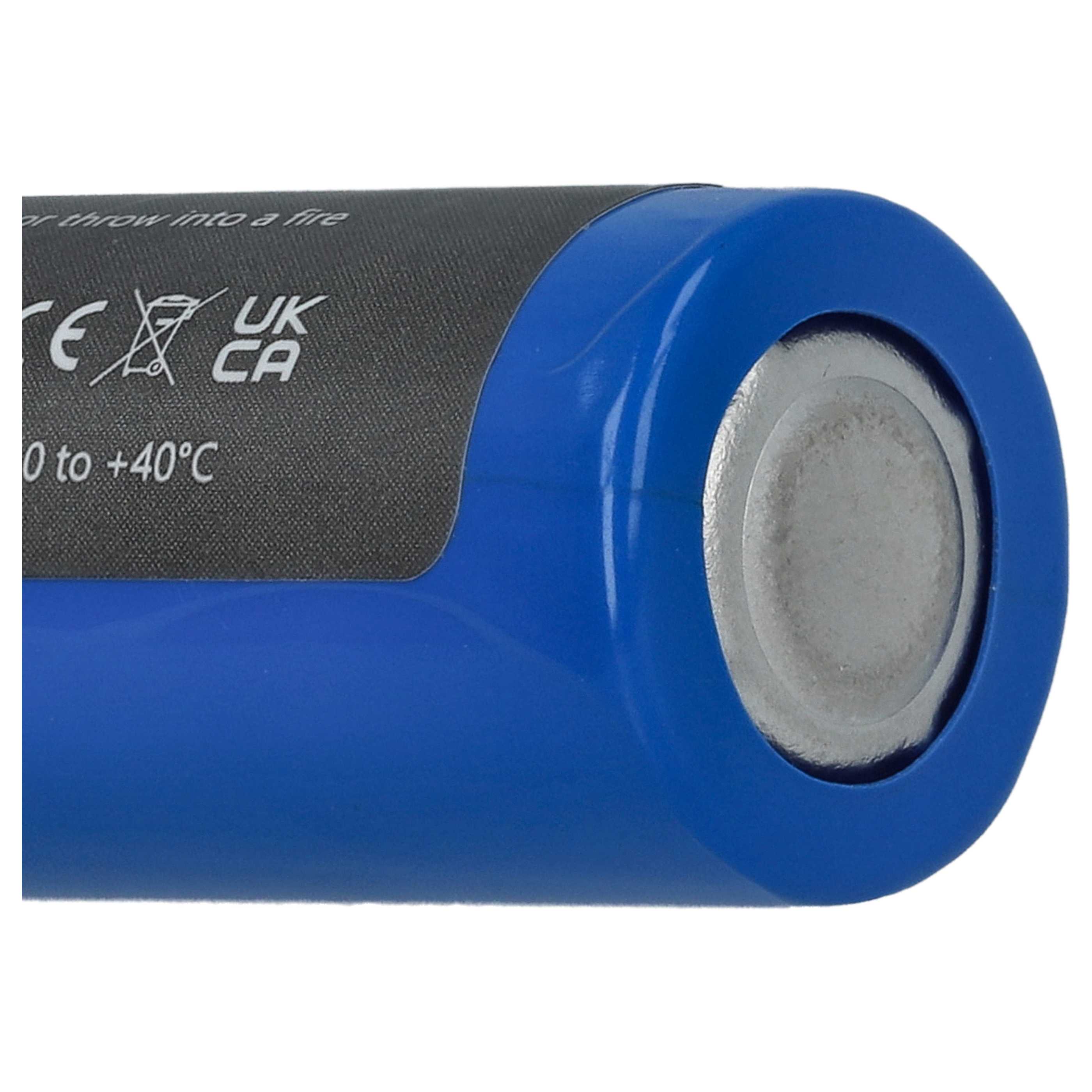 Pile remplace CR17450E-R pour - 2400mAh 3V Li-ion