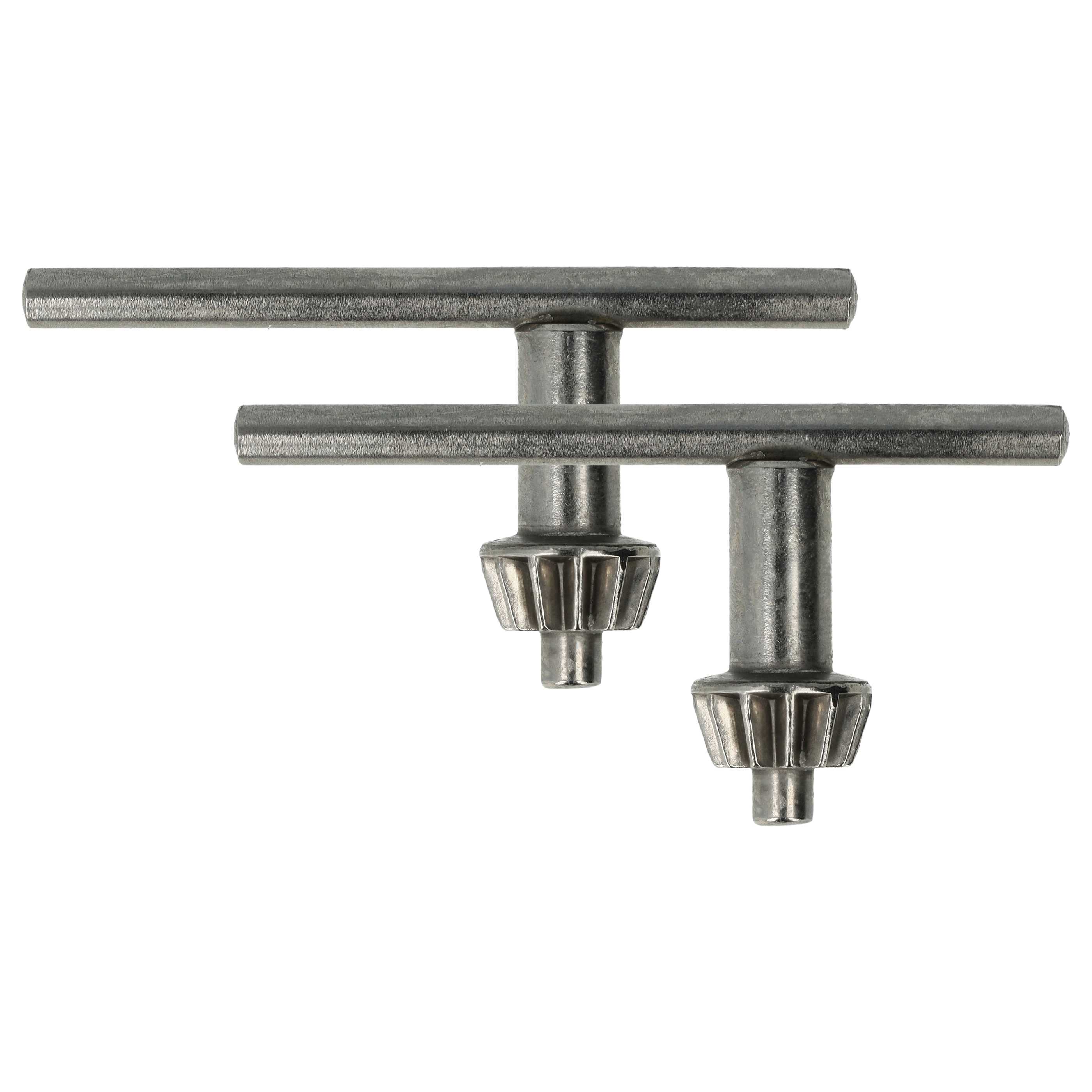 2x Drill Chuck Key S2A 10-13mm replaces Wolfcraft 2630000 for Drills from e.g. Metabo, AEG