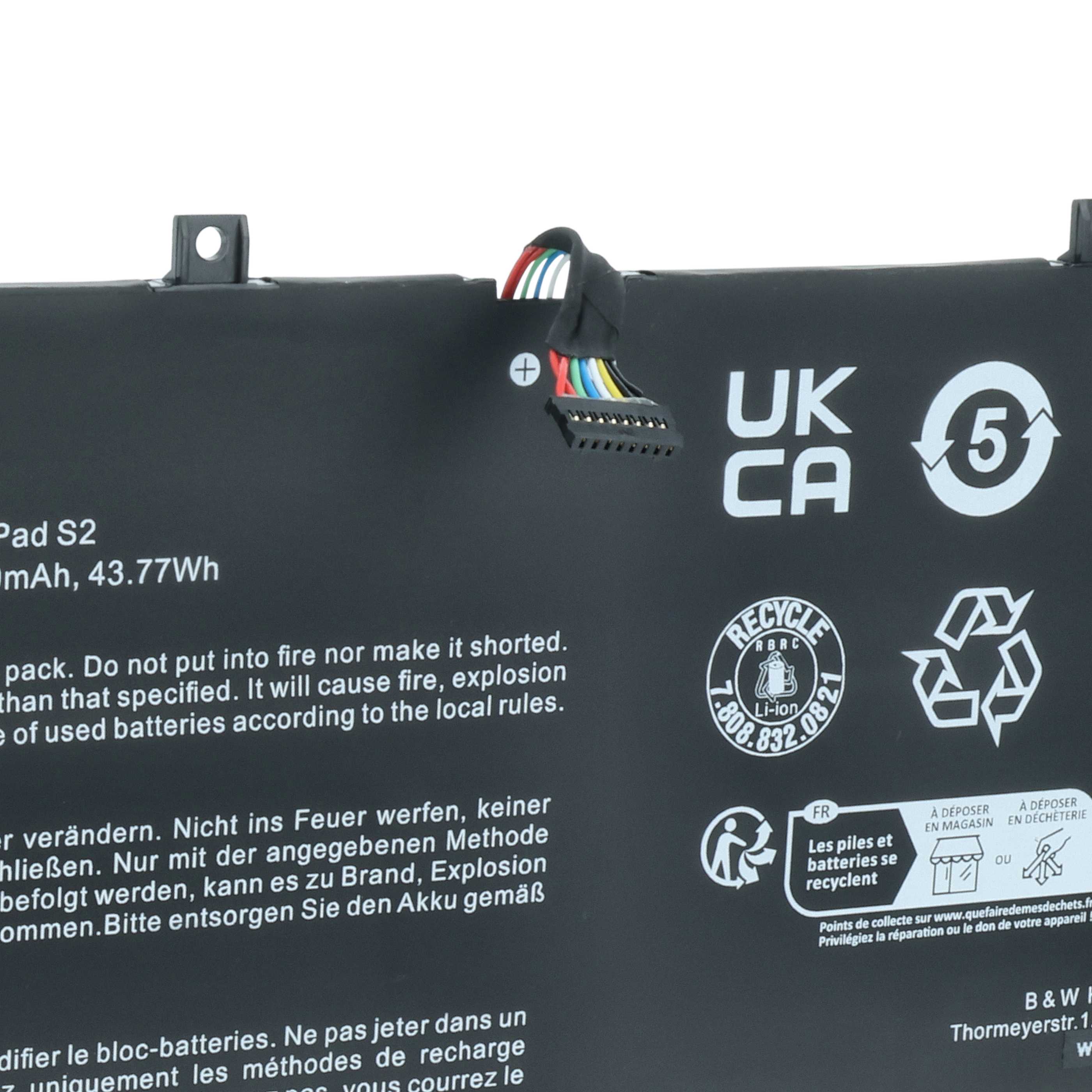 Akumulator do laptopa zamiennik Lenovo 02DL031, 02DL032, 02DL030, 5B10W13933 - 2850 mAh 15,36 V LiPo