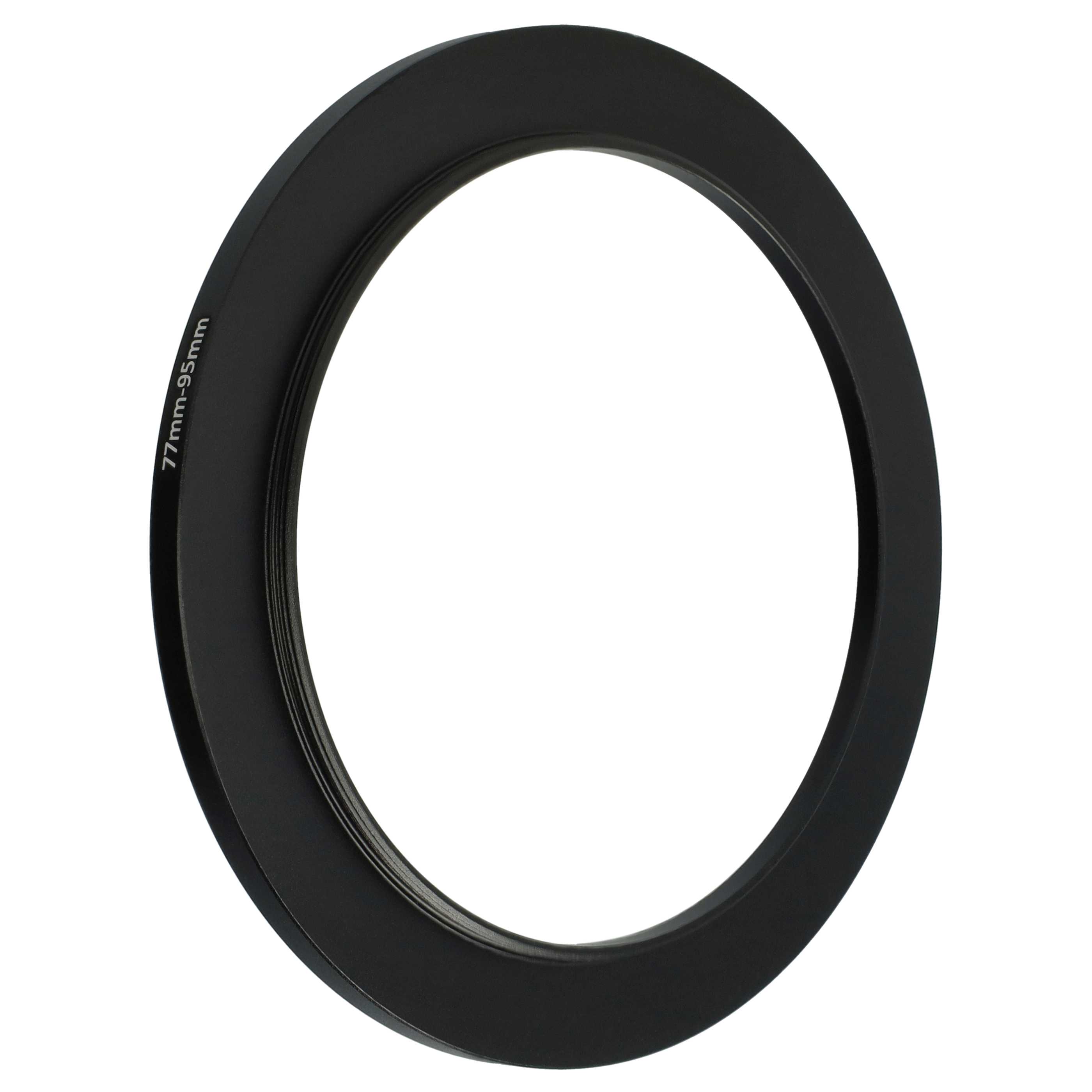 Step-Up-Ring Adapter 77 mm auf 95 mm passend für diverse Kamera-Objektive - Filteradapter