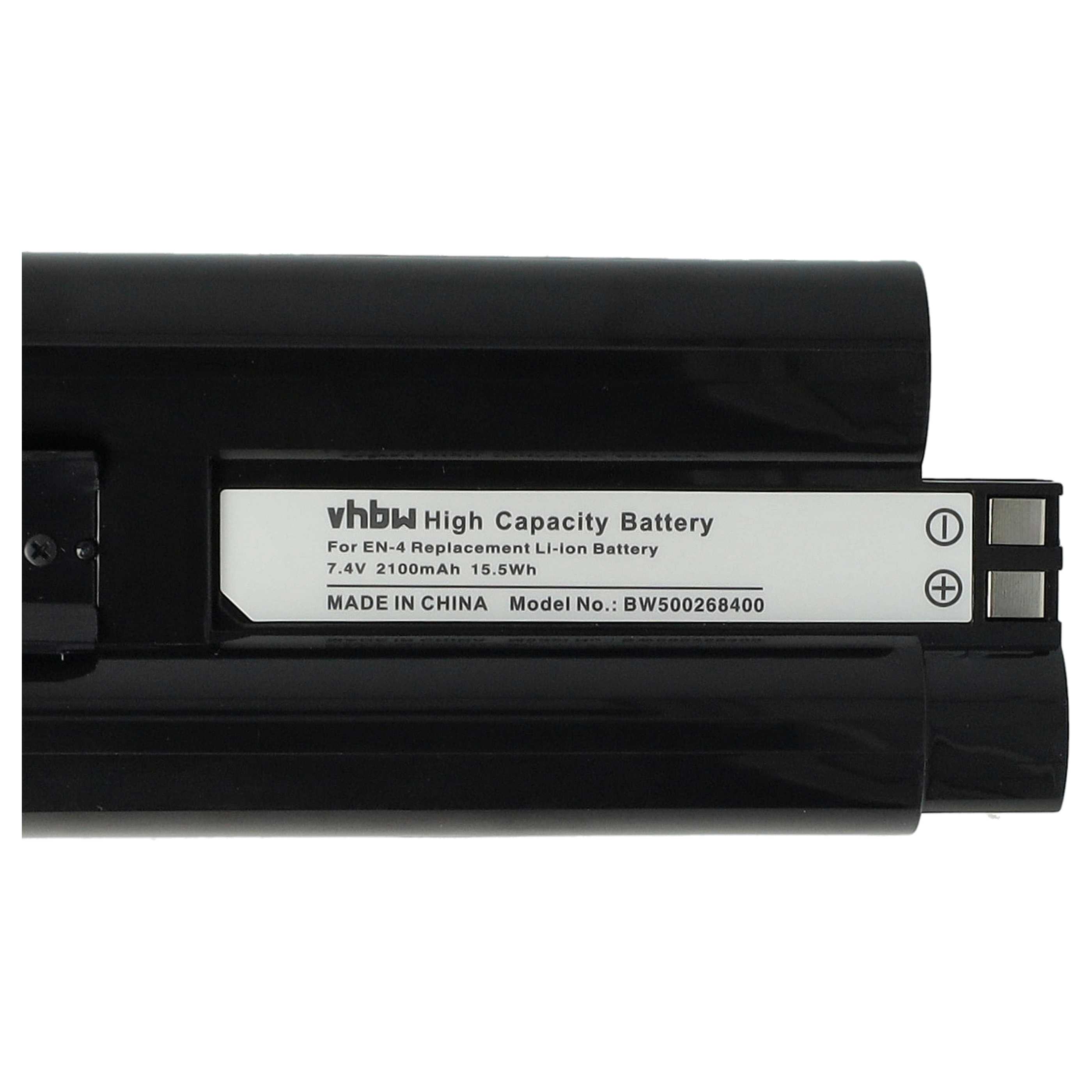 2x Battery replaces Nikon EN-4 - 1800mAh, 7.2V, Li-Ion