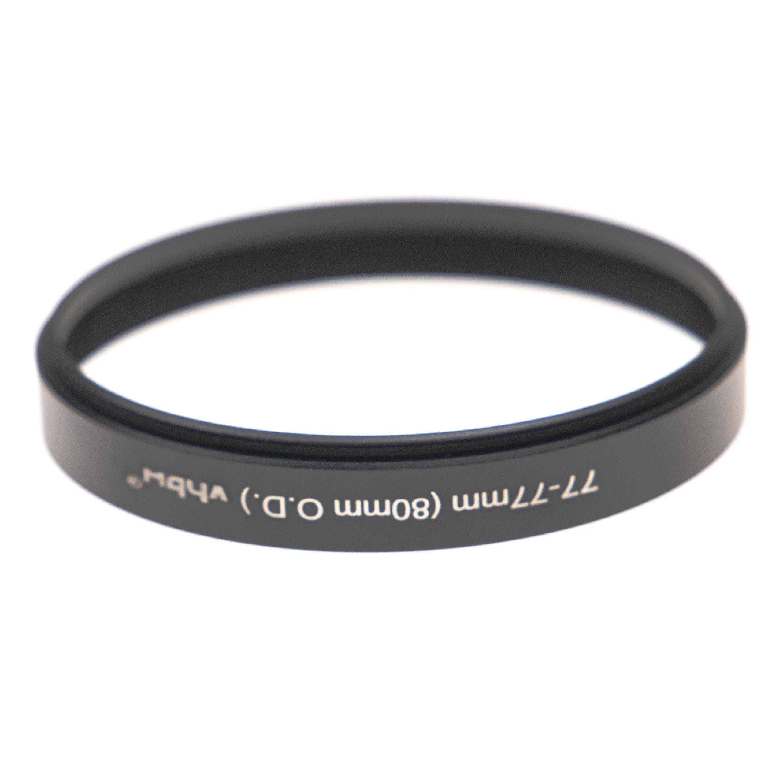 Step-Up Ring Adapter of 77 mm to 77 mm for matte box 80 mm O.D. - Filter Adapter
