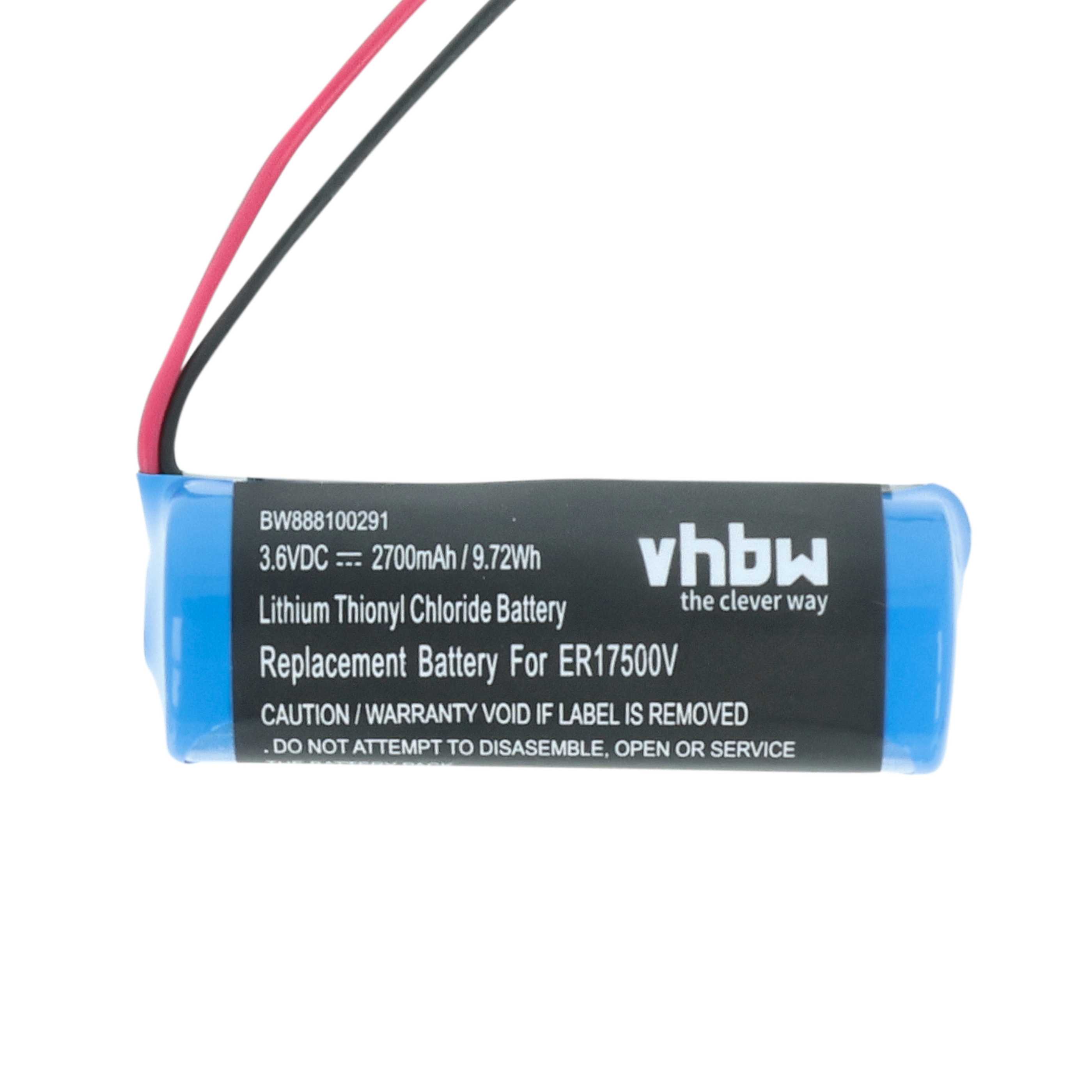 Bateria do PLC programowalnego sterownika zamiennik Maxell ER17/33 - 2700 mAh 3,6 V Li-MnO2