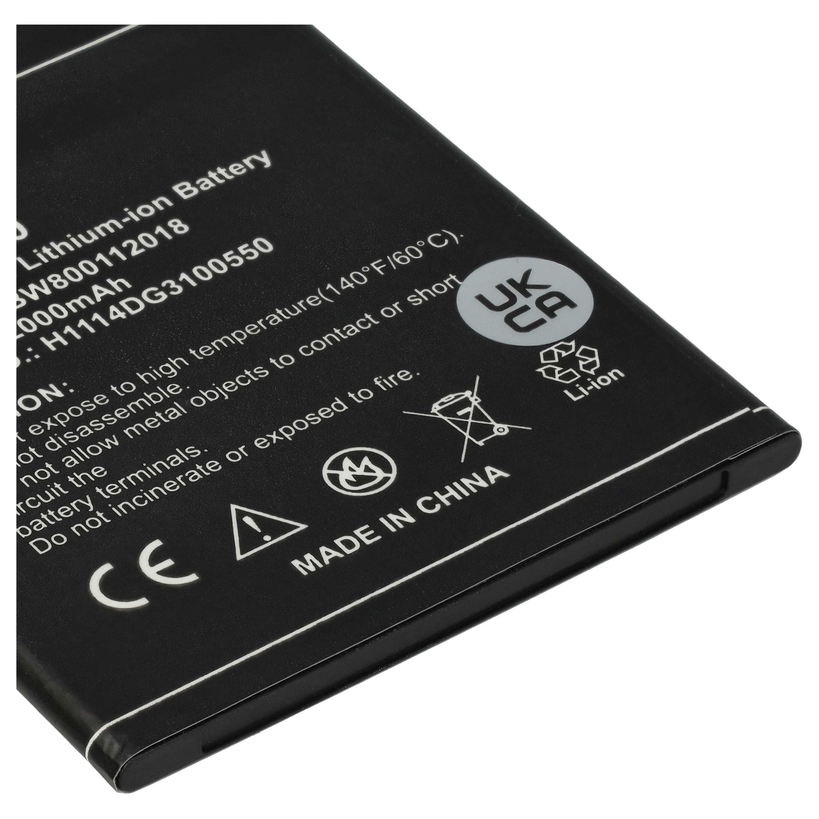Akumulator do telefonu smartfona zamiennik H1114DG3100550 - 2000 mAh 3,7 V Li-Ion
