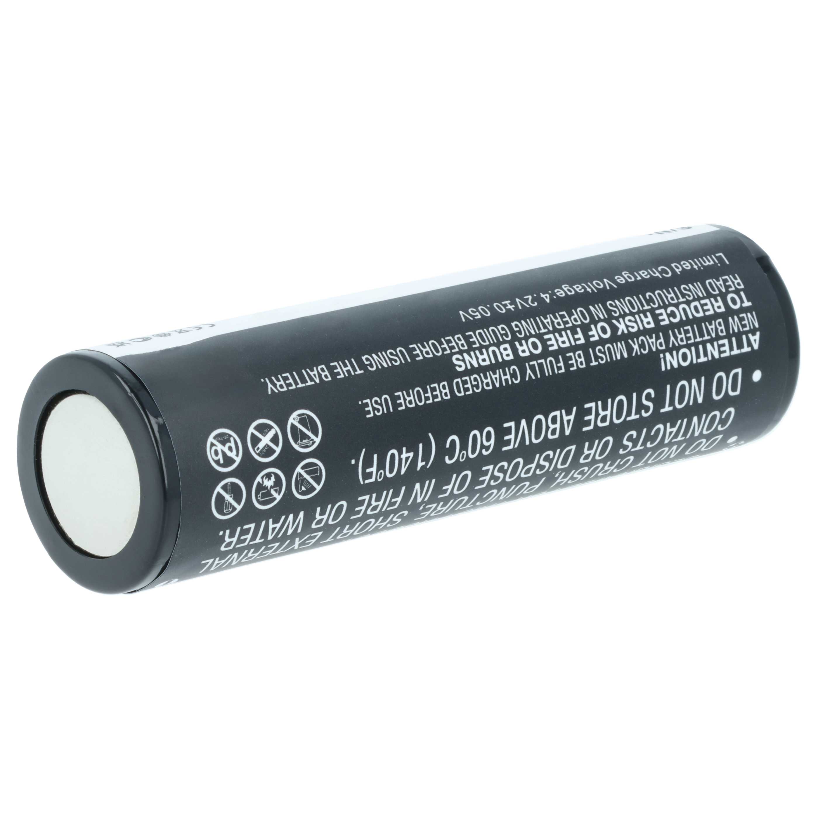 Torch - 3x Battery replaces Inova FLB-LIN-7, UR611 - 2200 mAh 3.7 V Li-Ion