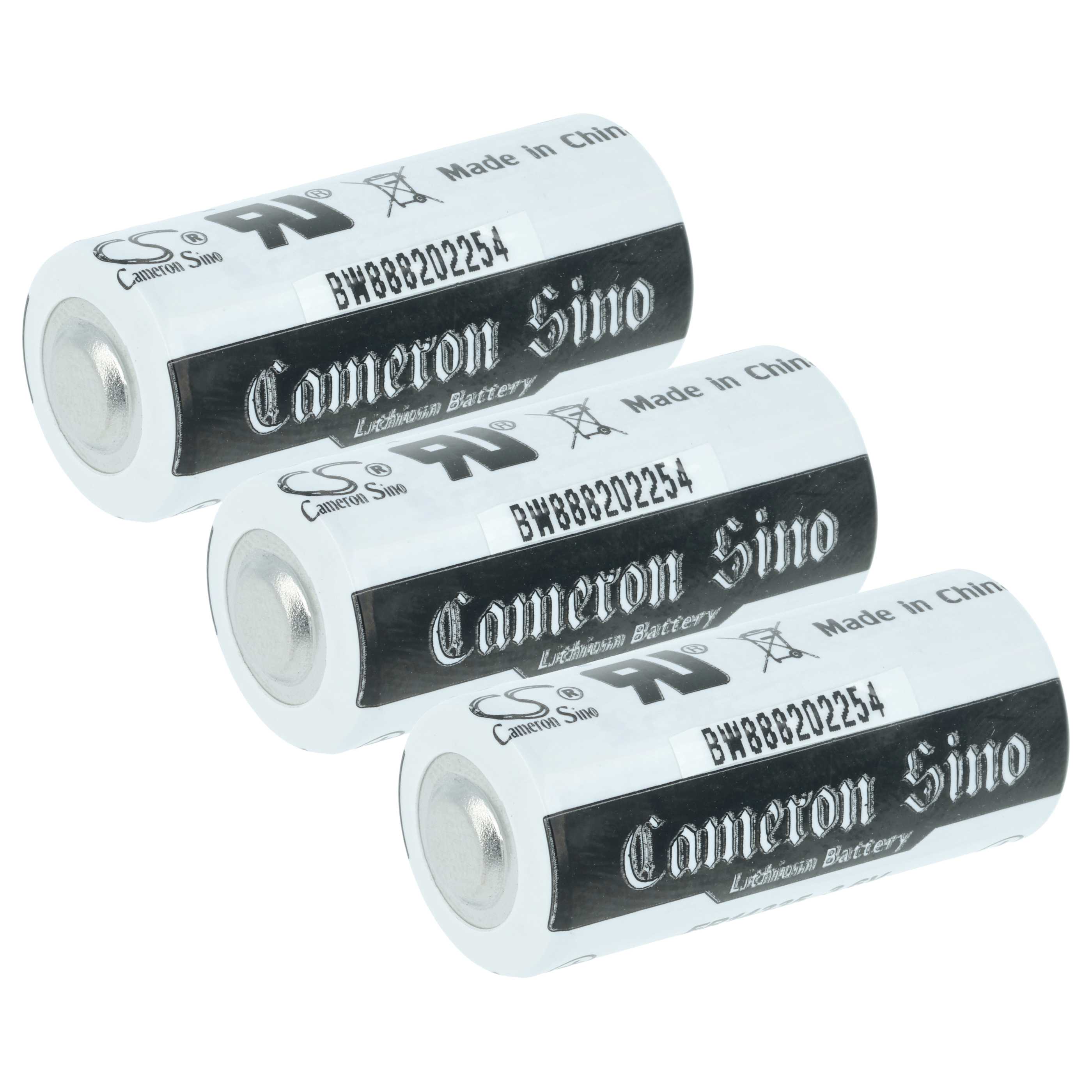 3x Bateria ER14335 - 1650 mAh 3,6 V Li-SOCl2